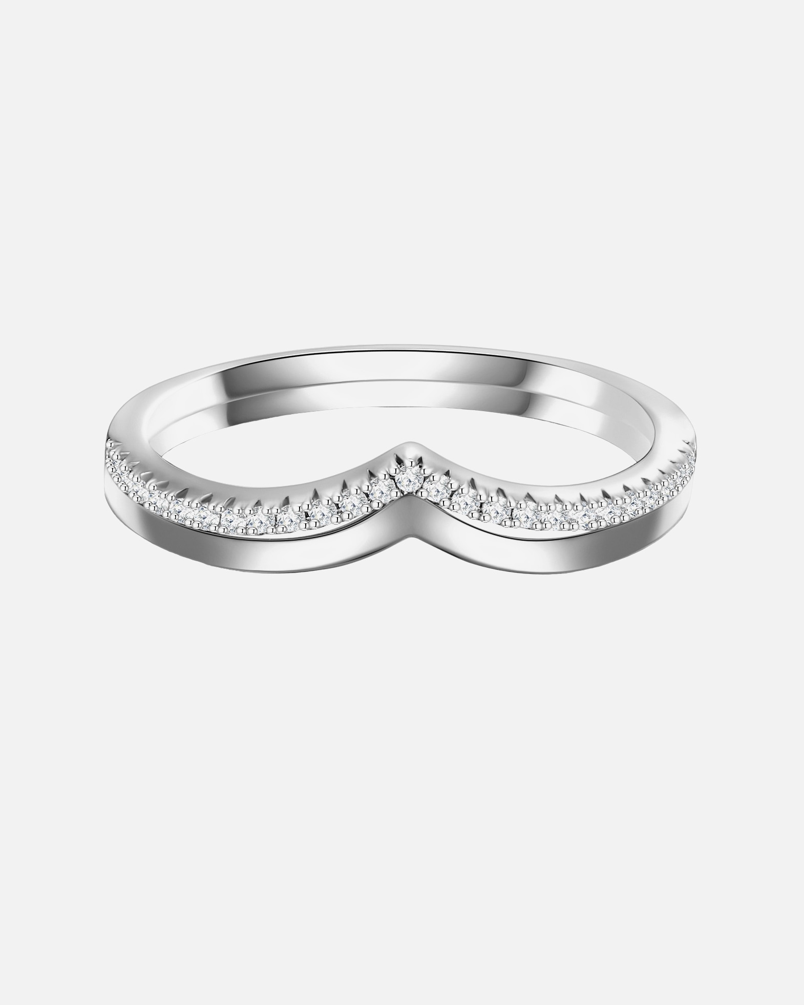 Bague for FemmeGlanzstücke MünchenBague en argent Argent sterling Oxyde de zirconium (CZ) en Argent52