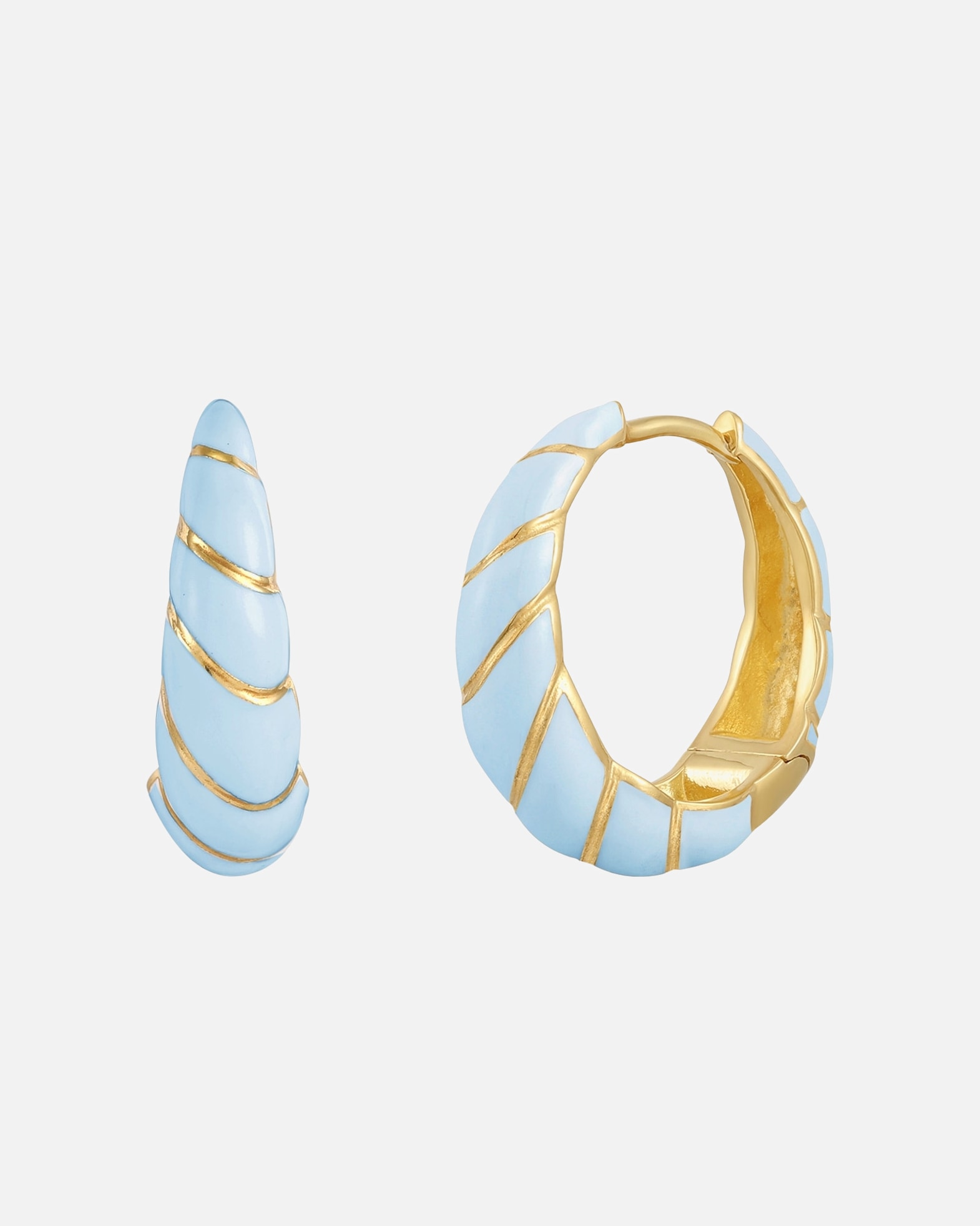 Creolen für Weiblich Glanzstücke München Creolen Sterling Silber in Gelbgold 20,6 mm