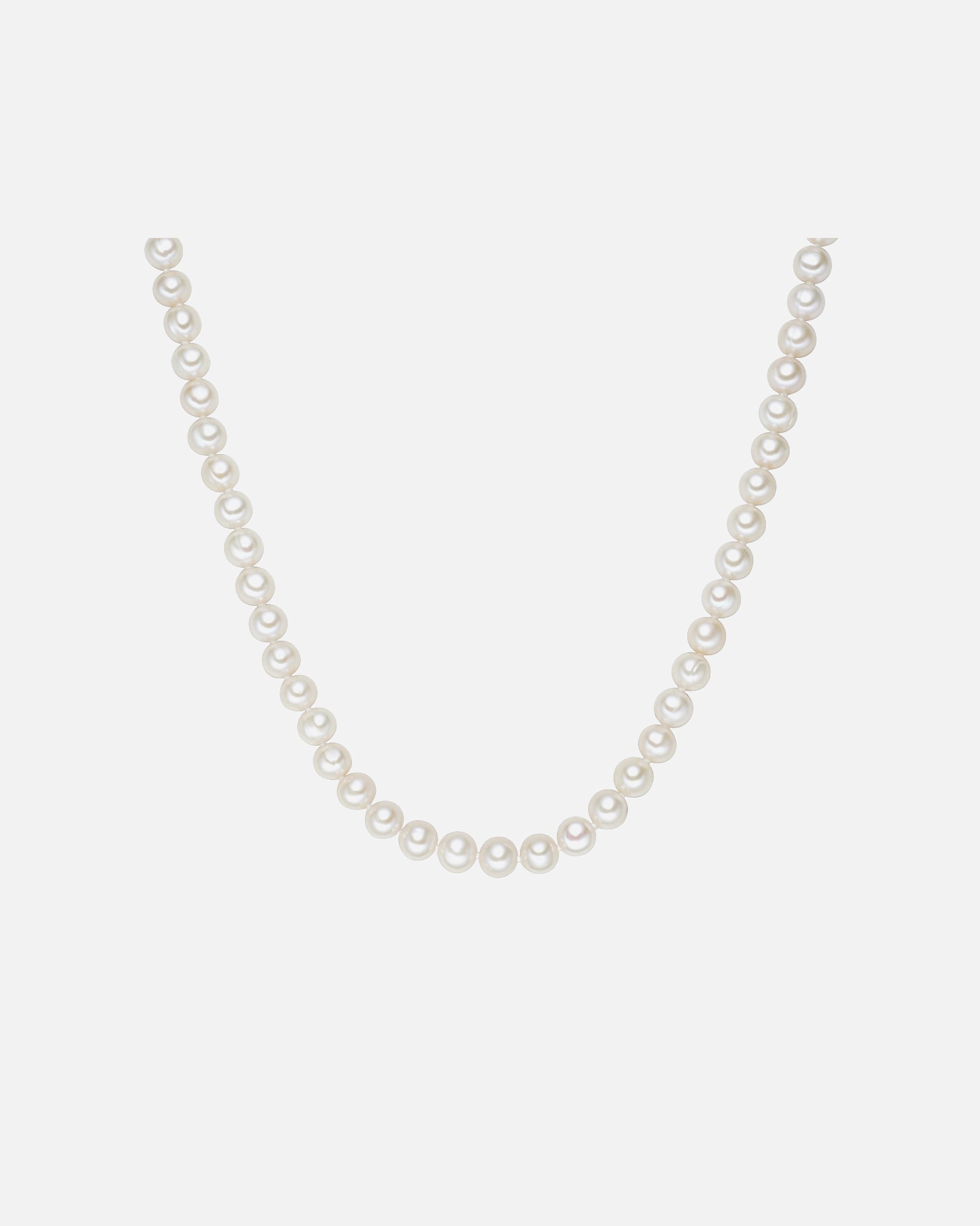 Collier for FemmeCollier de perles Perle de culture d'eau douce Perle de culture d'eau douce en Blanc45 cm + 5 cm