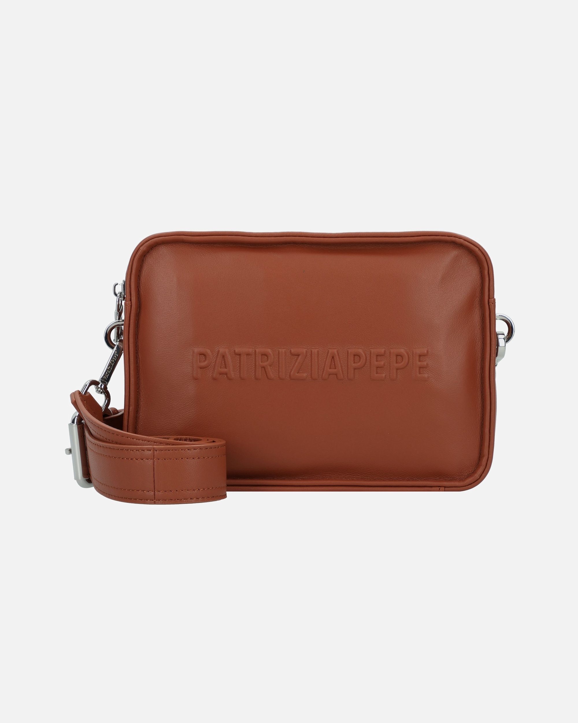 Tasche für Weiblich Patrizia Pepe (Im)Perfection Umhängetasche new cuoio