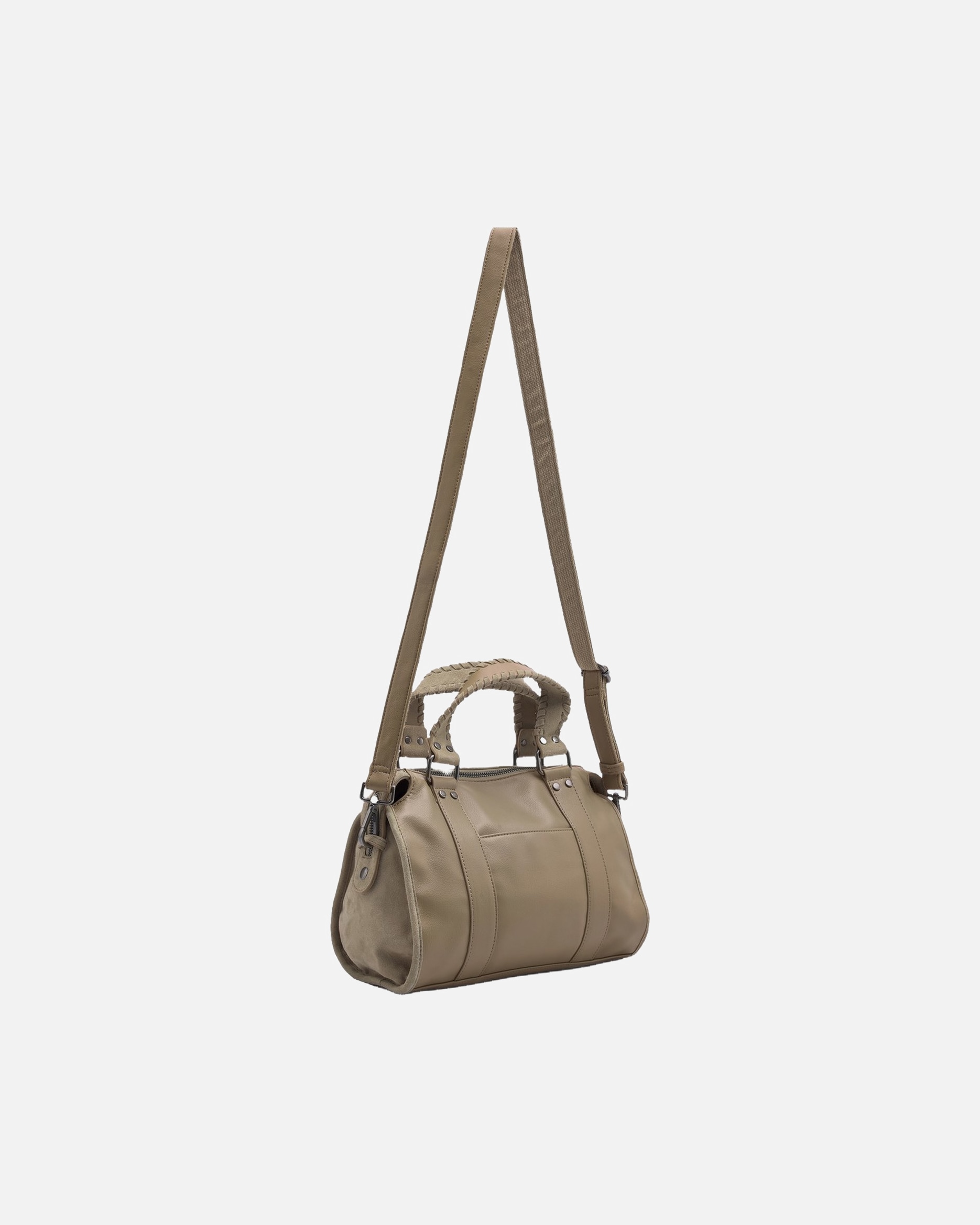 Handtasche für Weiblich FREDsBRUDER Whipstitch Soul Schultertasche taupe
