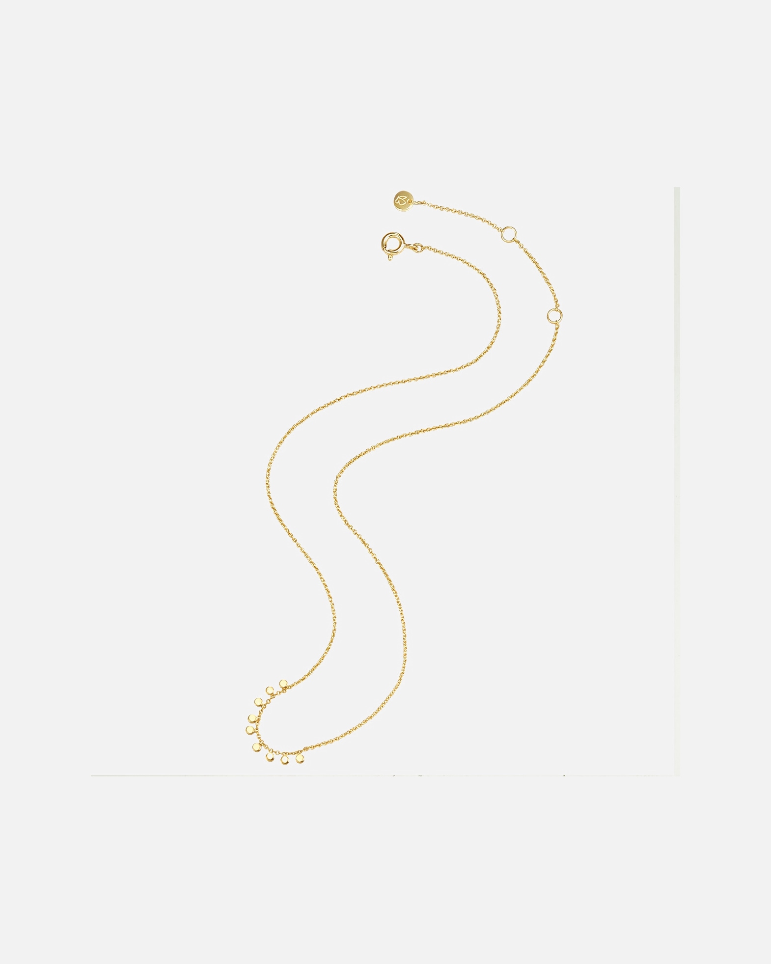 Collier for FemmeGlanzstücke MünchenCollier en argent Argent sterling en Or jaune38,0 cm Basiskette + 5,0 cm Verlängerung