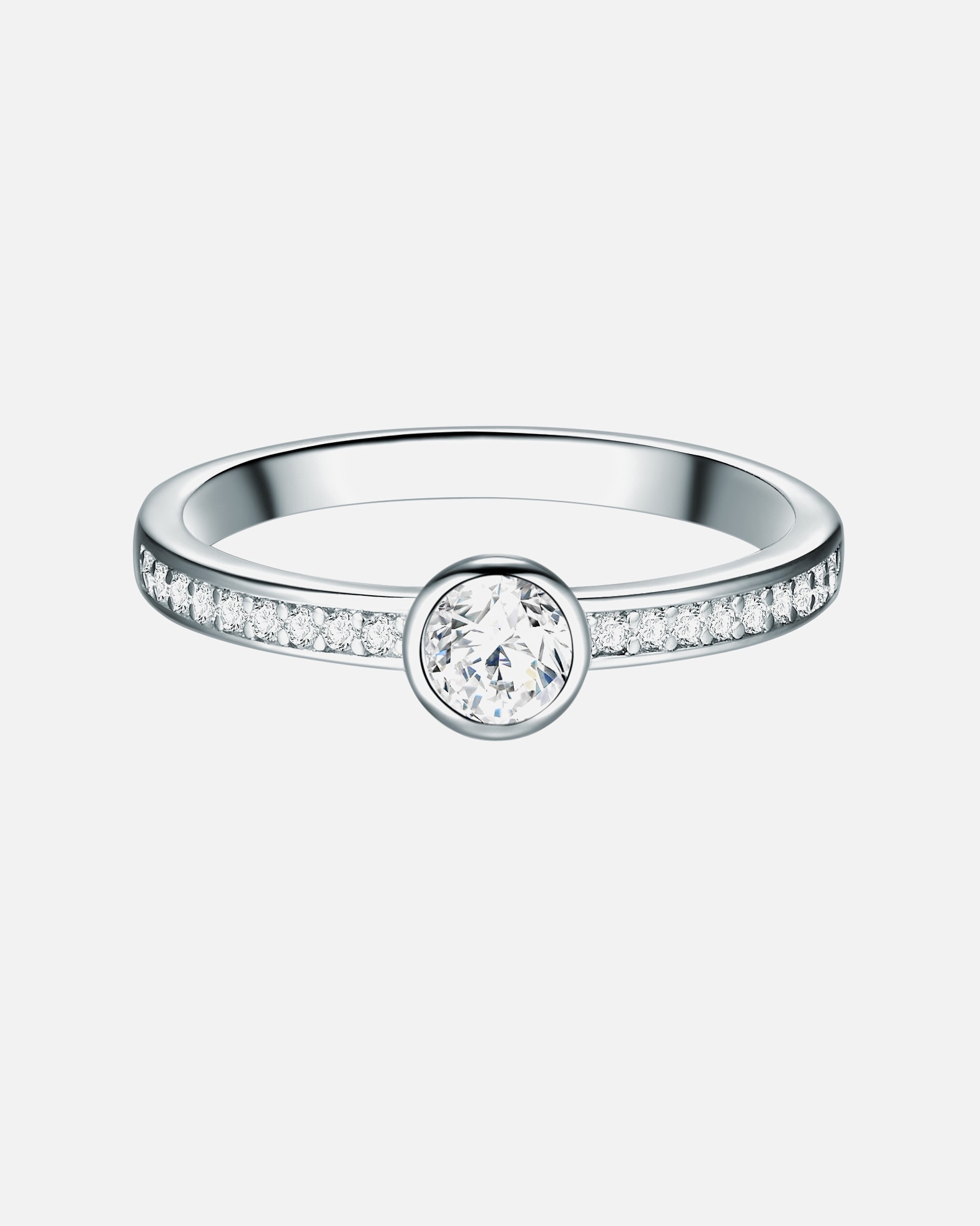Bague for FemmeTrilaniBague en argent Argent sterling Oxyde de zirconium (CZ) en Argent50