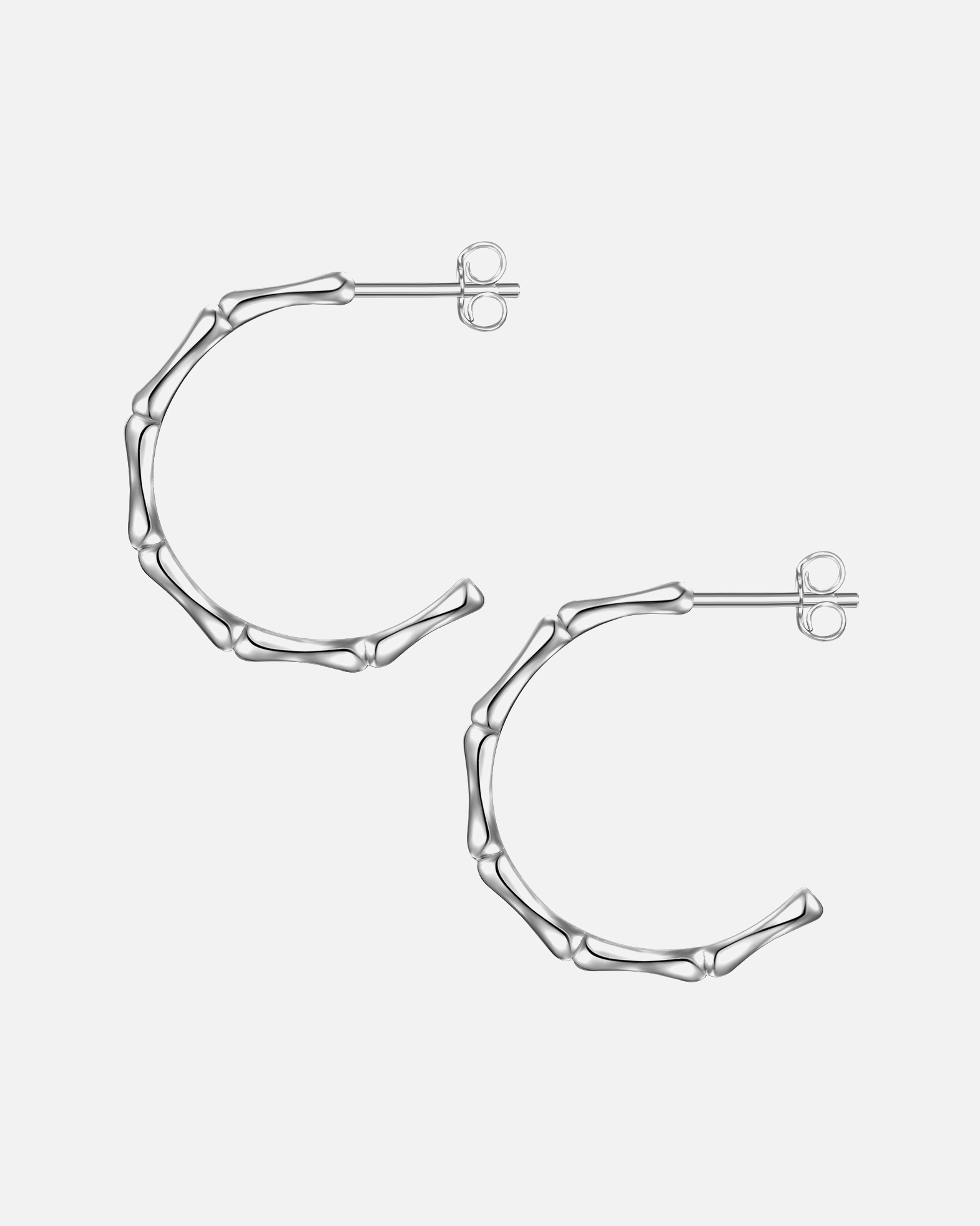 Ohrringe für Weiblich Glanzstücke München Creolen Sterling Silber in Silber 21,8 mm