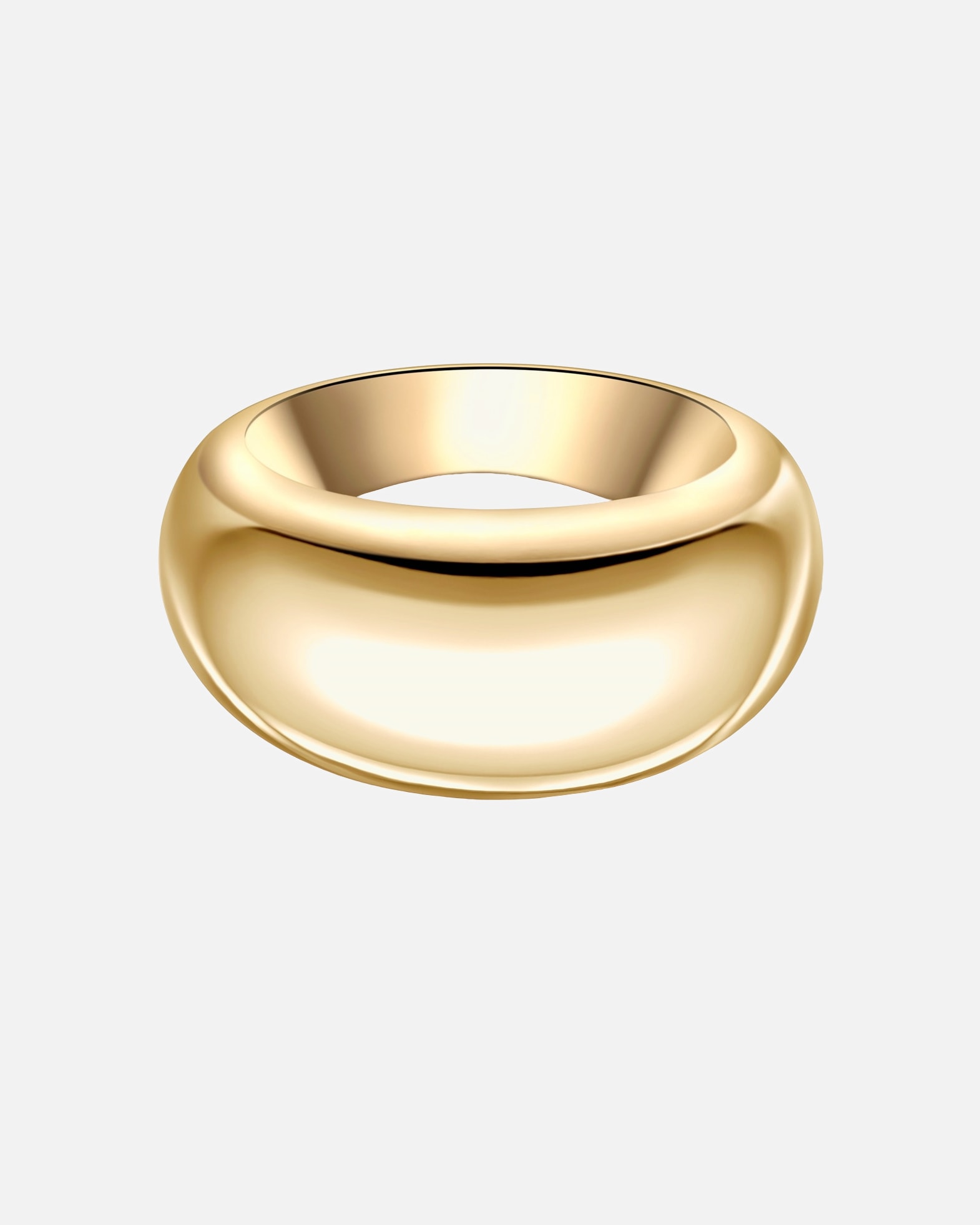 Ring für Weiblich Yokoamii Ring aus Messing in gelbgold 52