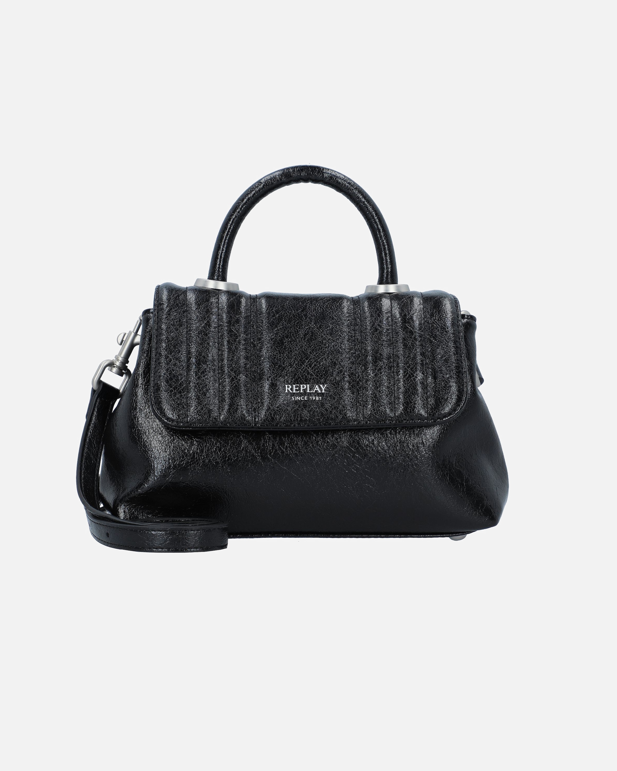 Clutch für Weiblich Replay Handtasche 23.5 cm black