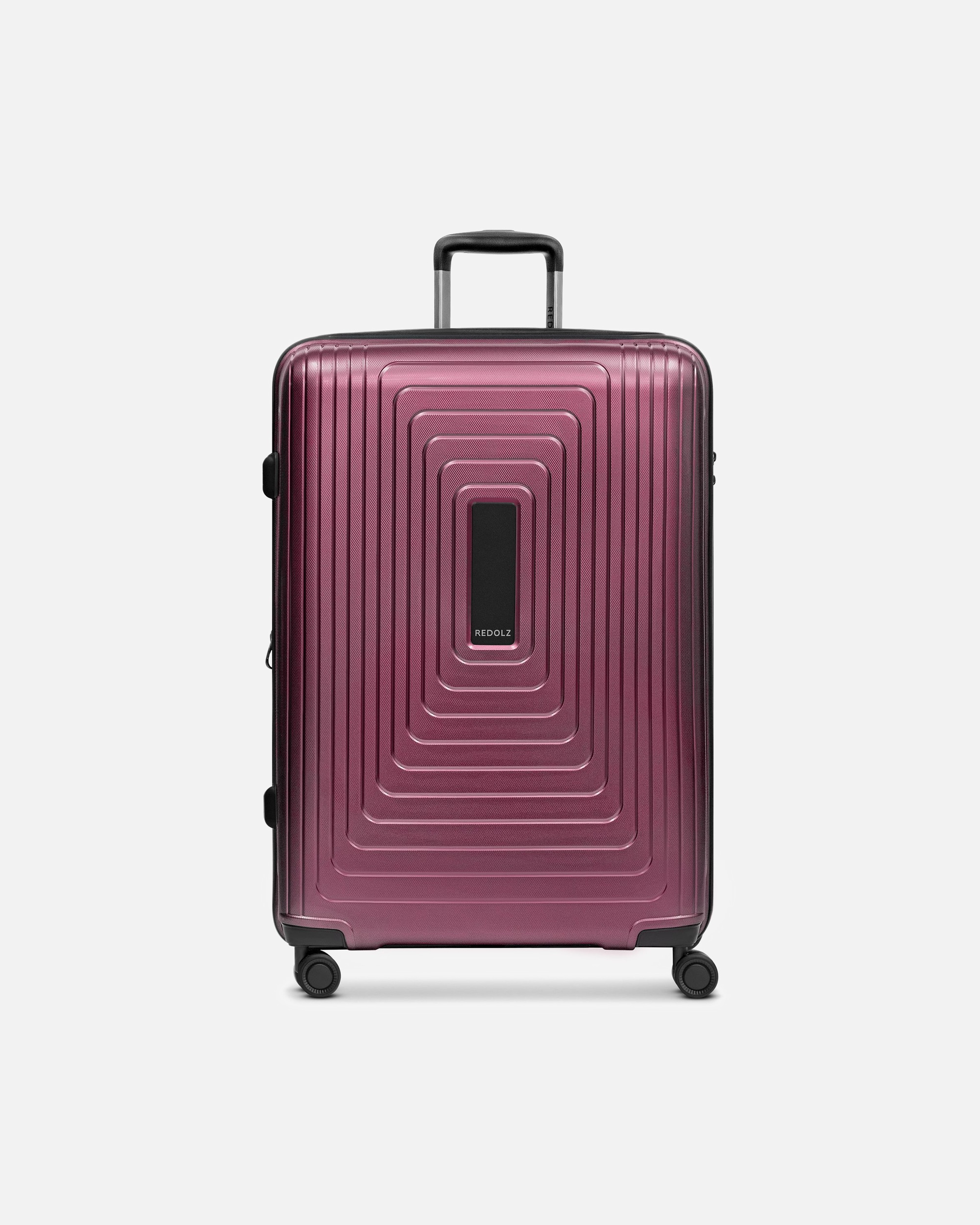 Valise trolley for HommeEssentials 14 4 roulettes Trolley L 77 cm avec soufflet d'extensionaubergine metallic