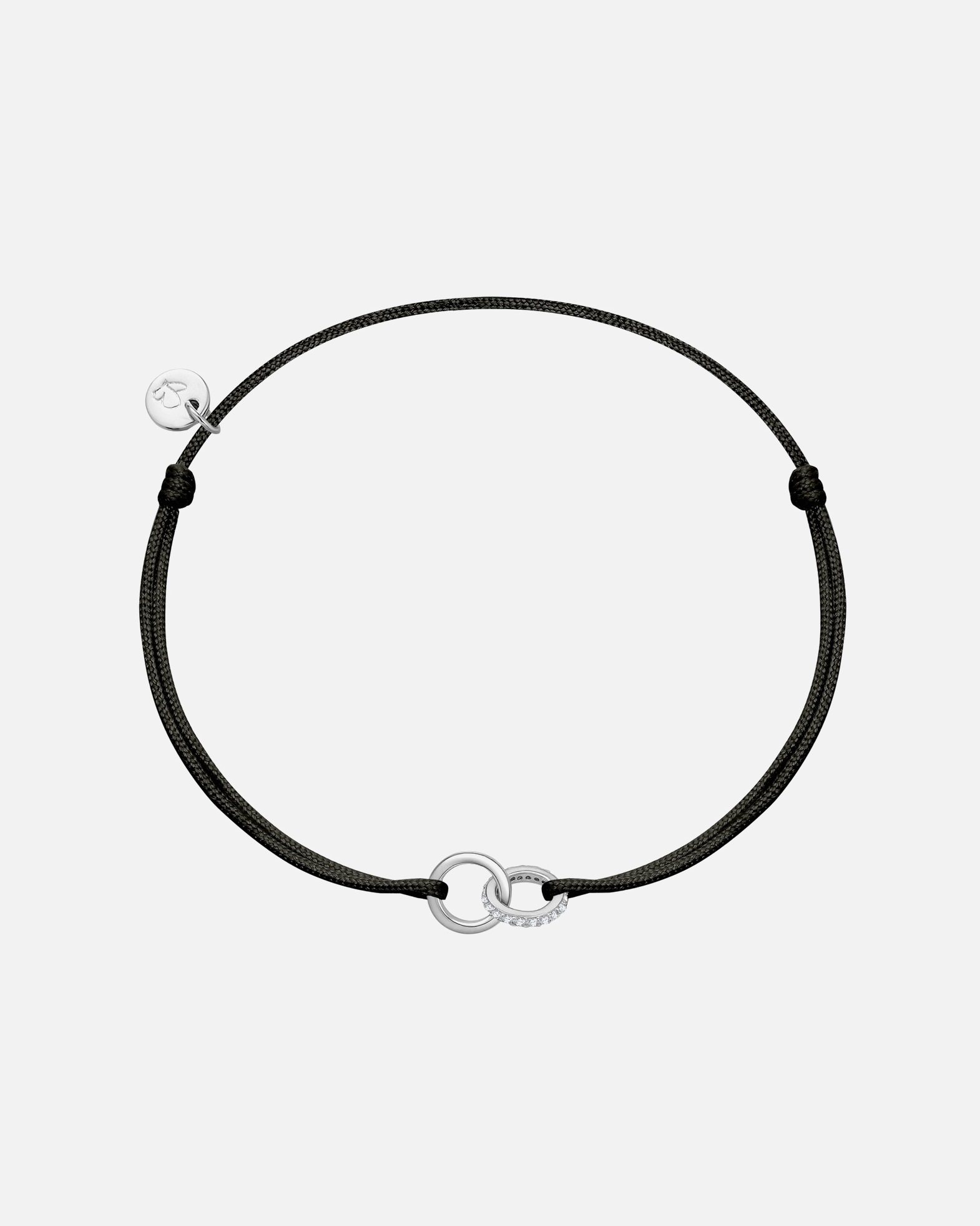 Bracelet for FemmeBracelet en argent sterling dans argent avec zirconium15,0 - 22,0 cm, flexibel einstellbar