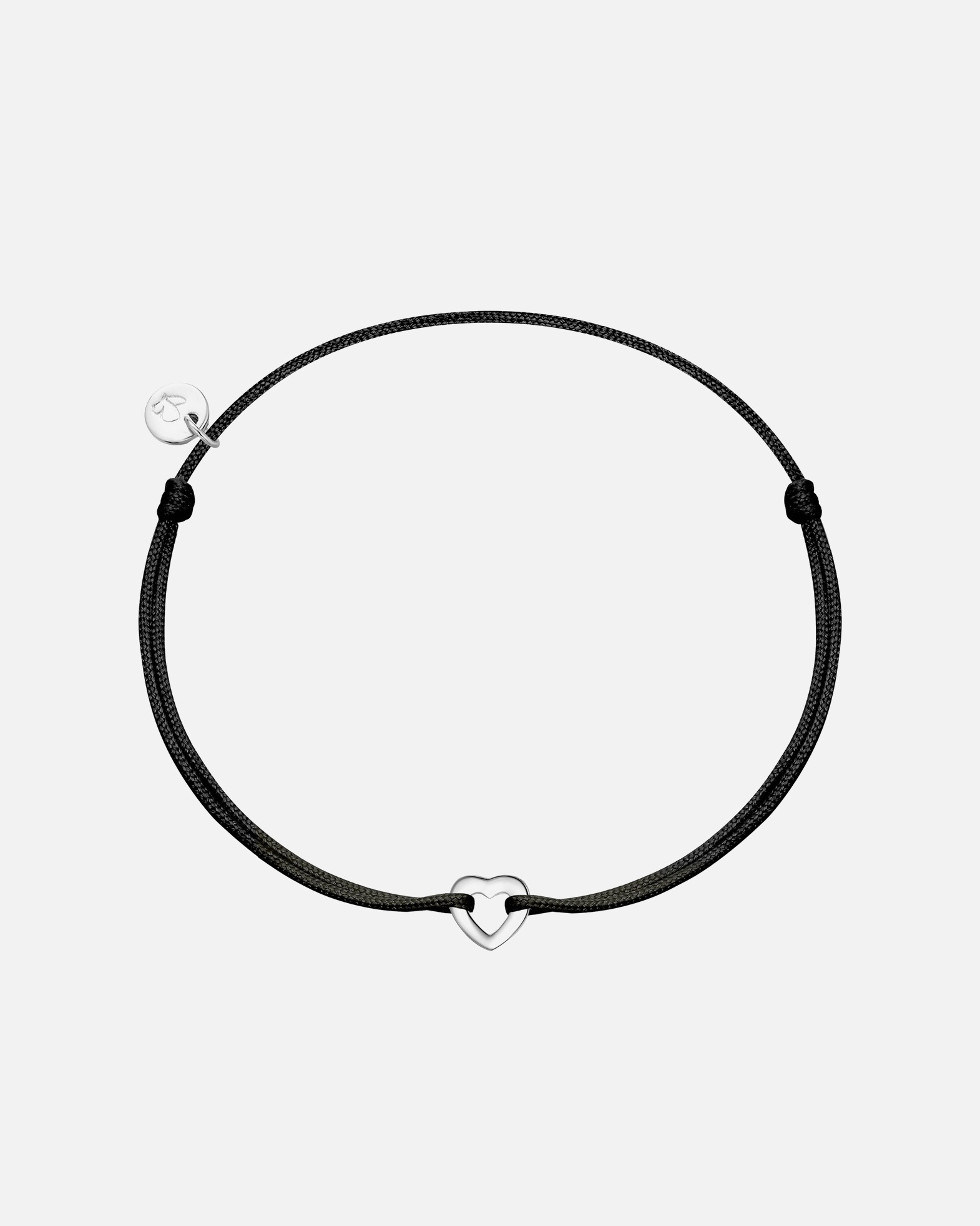 Armband für Weiblich Armband Herz aus Sterling Silber in silber 15,0 - 22,0 cm, flexibel einstellbar