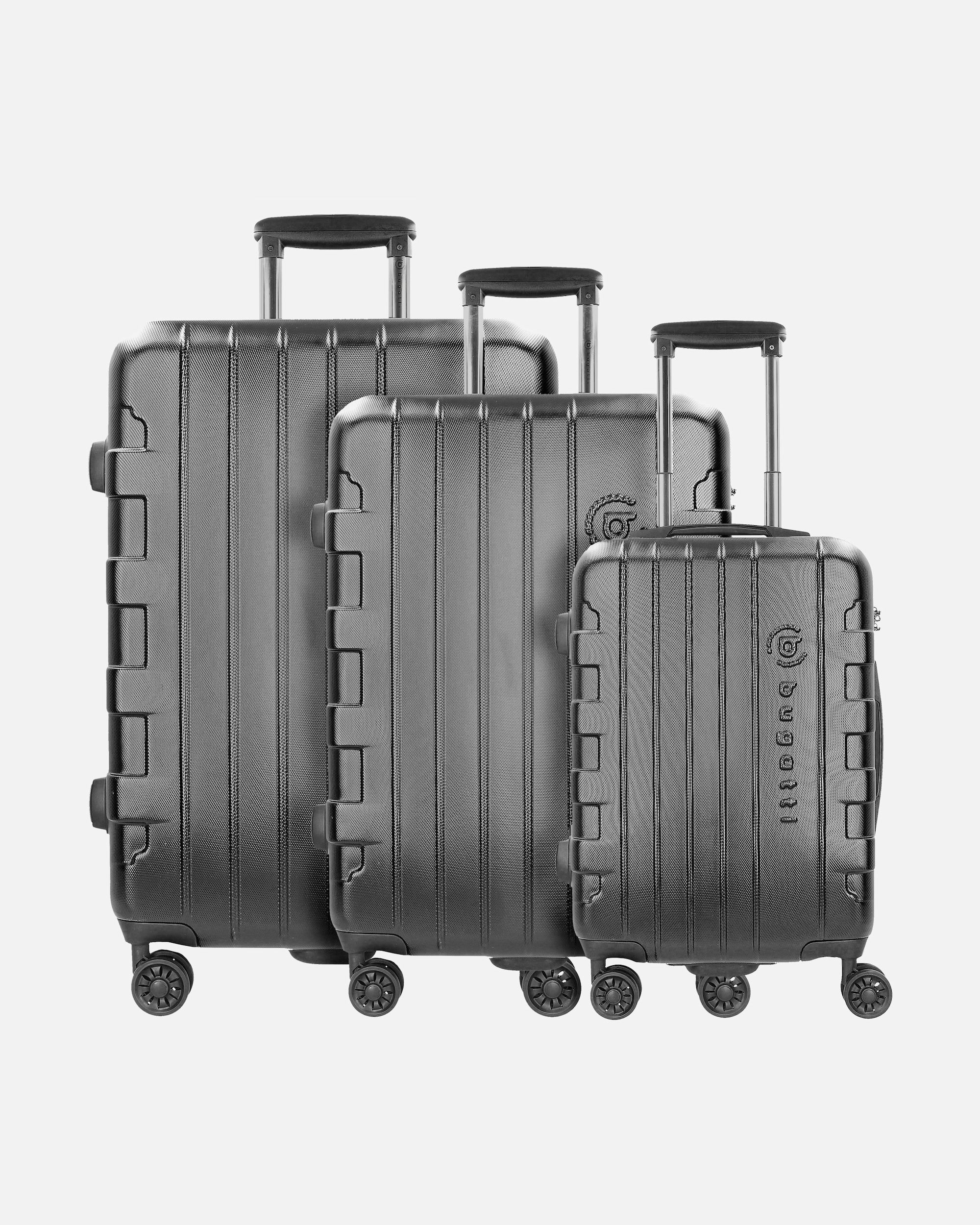 Koffer für Männlich Bugatti Galatea 4-Rollen Kofferset 3tlg. schwarz