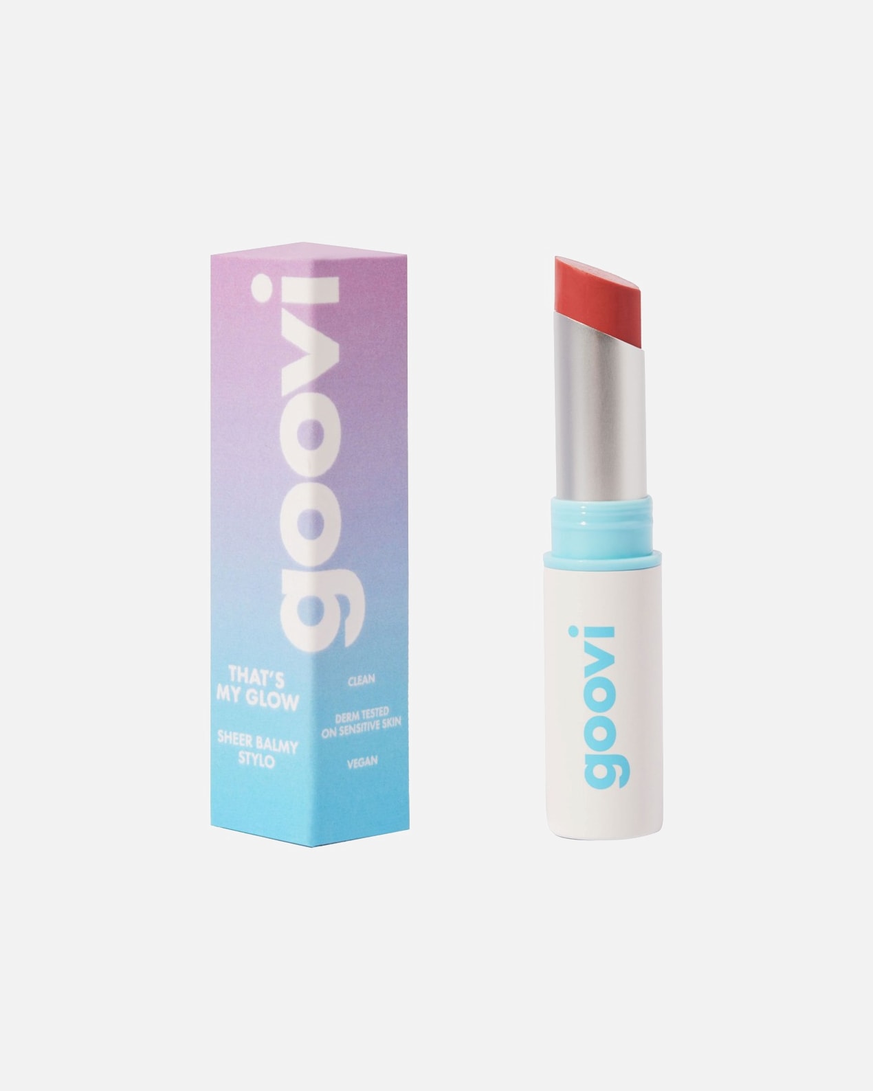Lippenbalsam für Weiblich goovi That’s My Glow Getönter Lippenbalsam 02 Sunny Guava