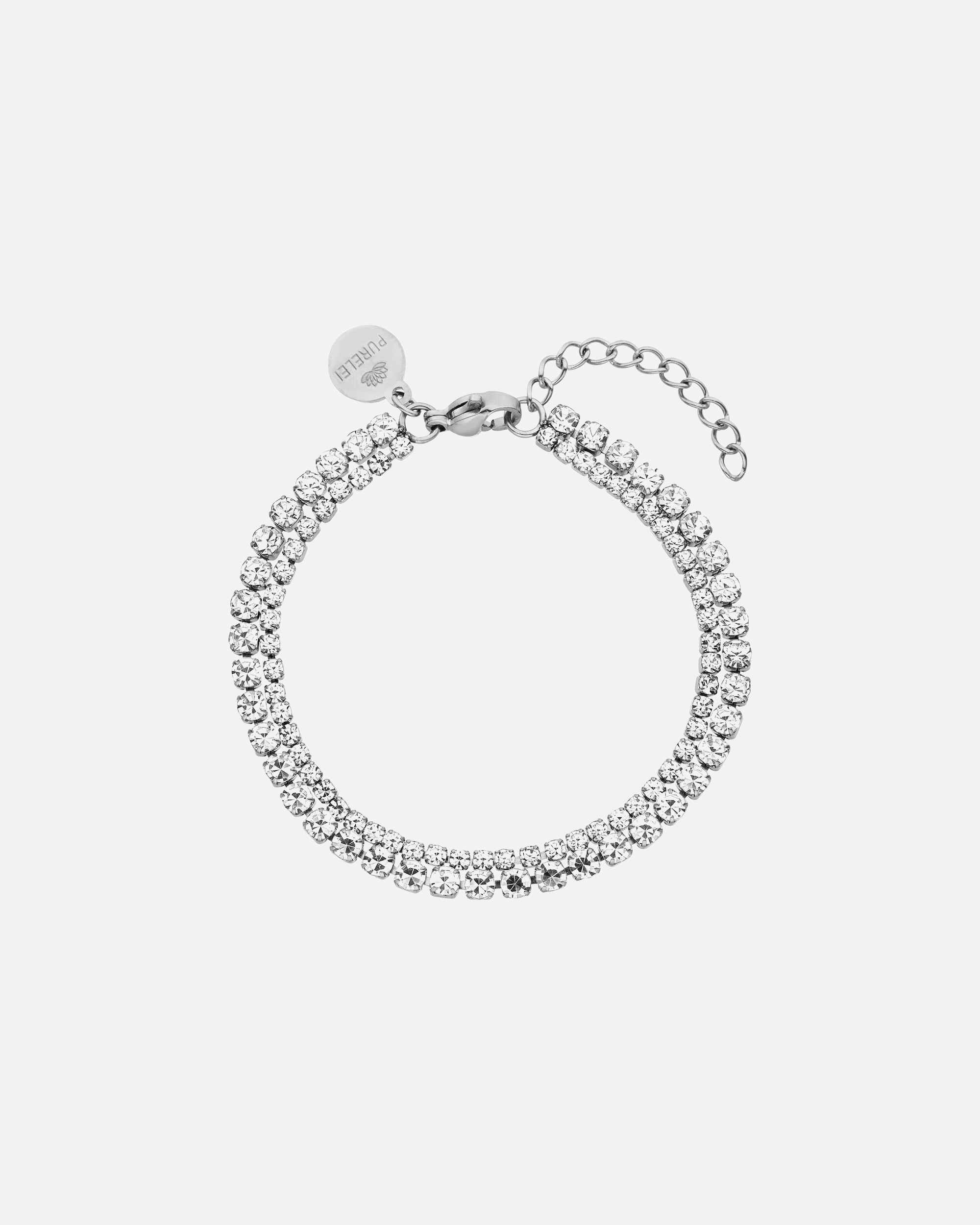 Bracelet for FemmePureleiFestive Bracelet 100% acier inoxydableArgent