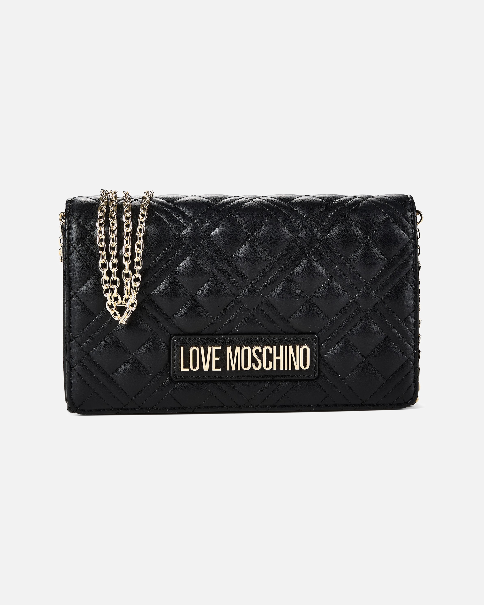 Tasche für Weiblich Love Moschino Umhängetasche nero-gold