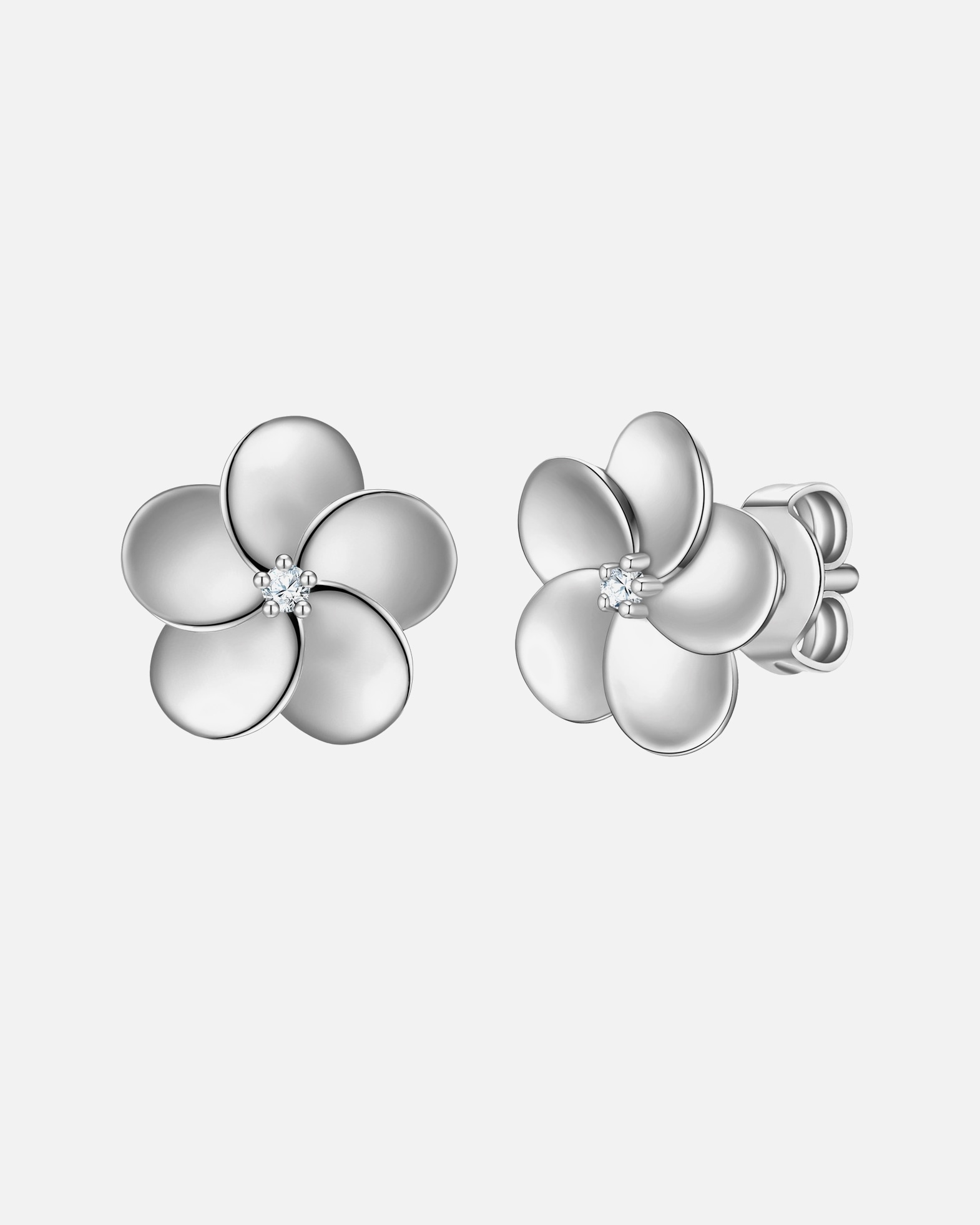 Boucle d'oreilles for FemmeRafaela DonataBoucles d´oreilles Fleur en Argent sterling en Argent9,8 mm
