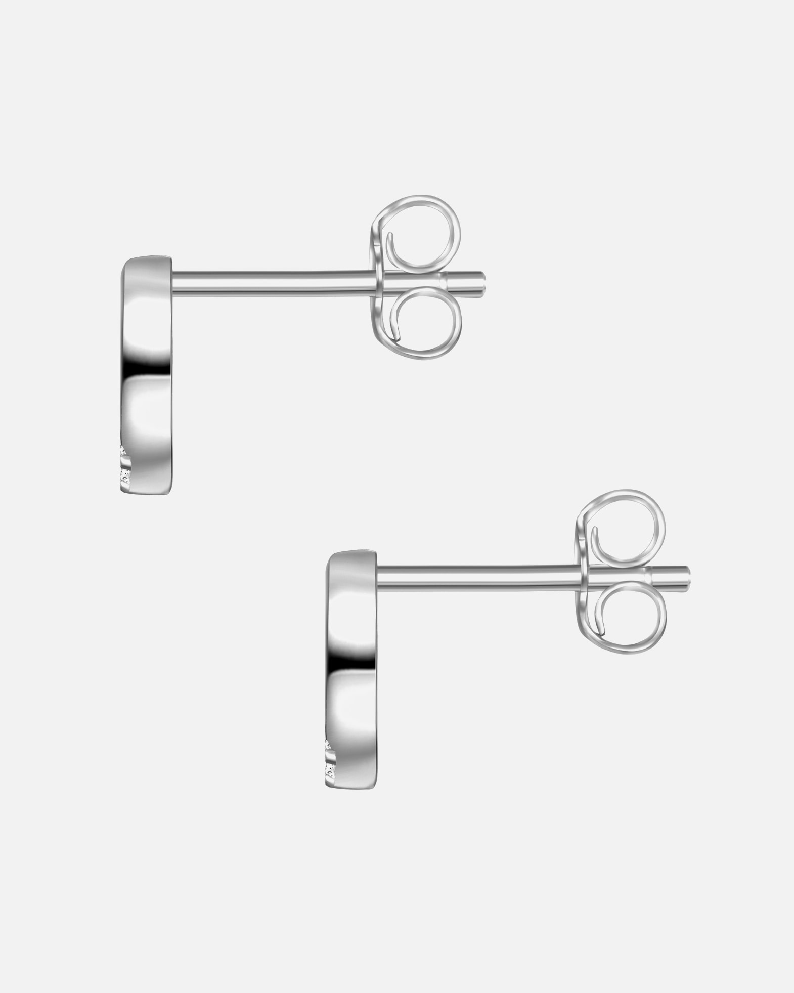 Boucle d'oreilles for FemmeGlanzstücke MünchenPuces d'oreilles en argent Argent sterling Oxyde de zirconium (CZ) en Or jaune6,8 mm