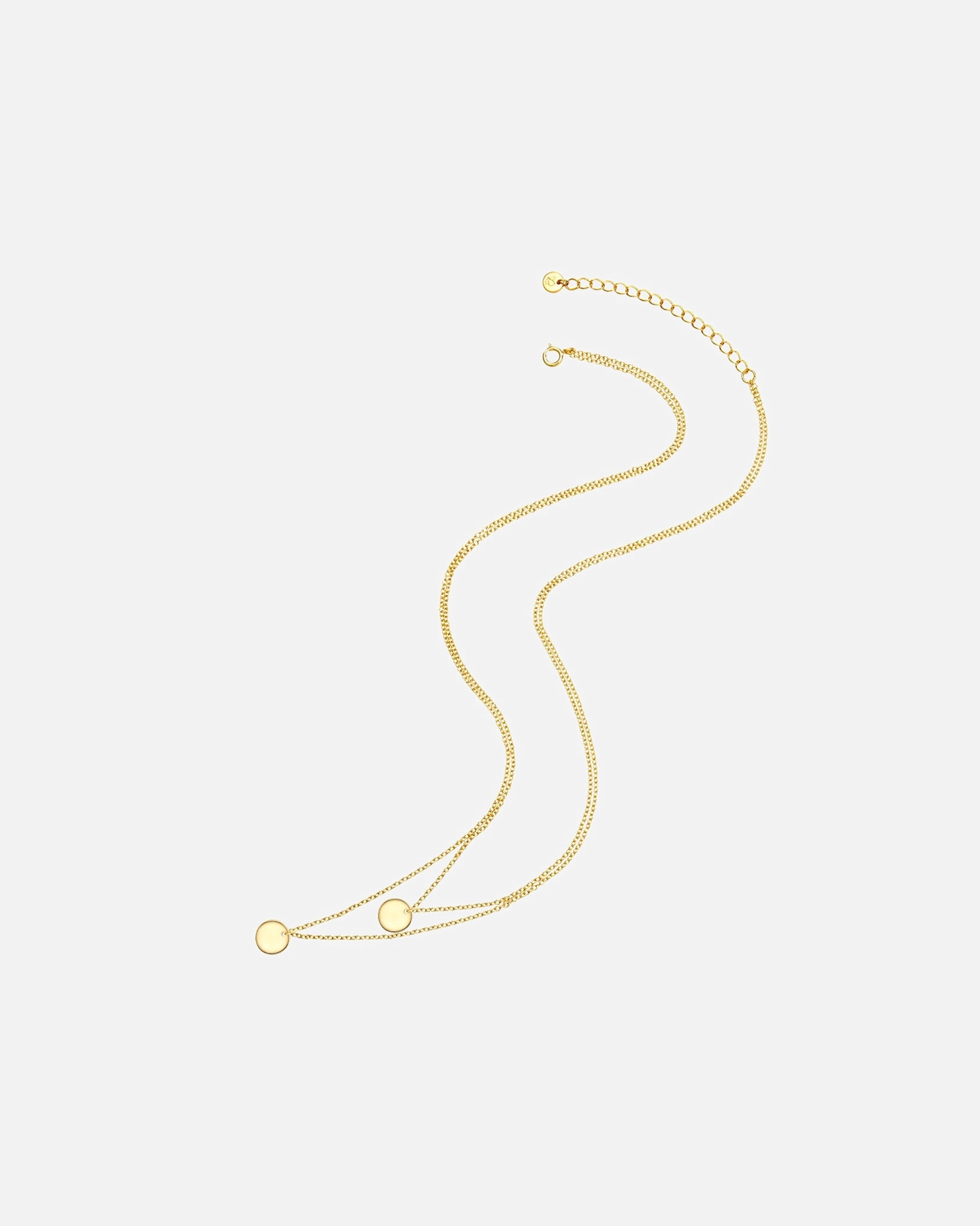 Collier for FemmeGlanzstücke MünchenCollier en argent Cercle Argent sterling en Argent45,0 cm Basiskette + 5,0 cm Verlängerung