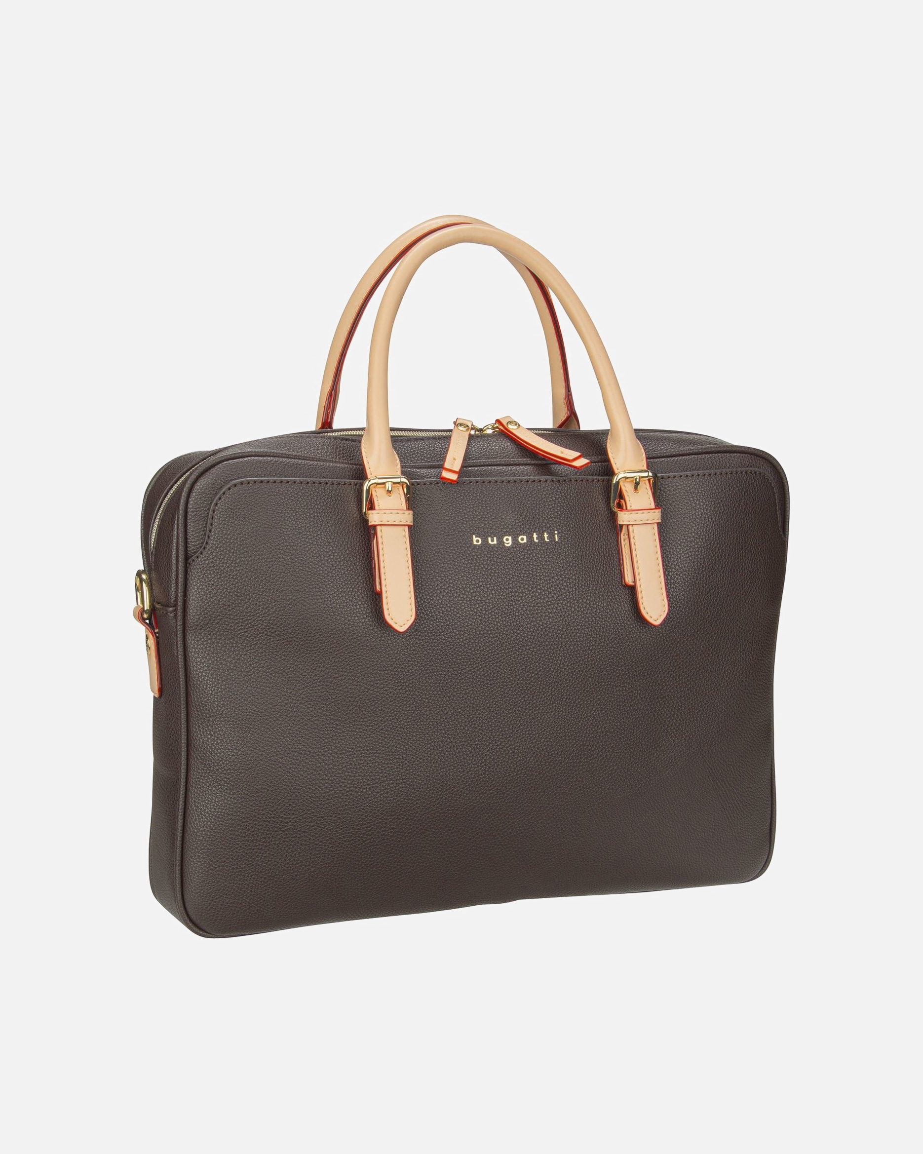 Laptoptasche für Weiblich Bugatti Ella Aktentasche 38 cm Laptopfach dunkelbraun