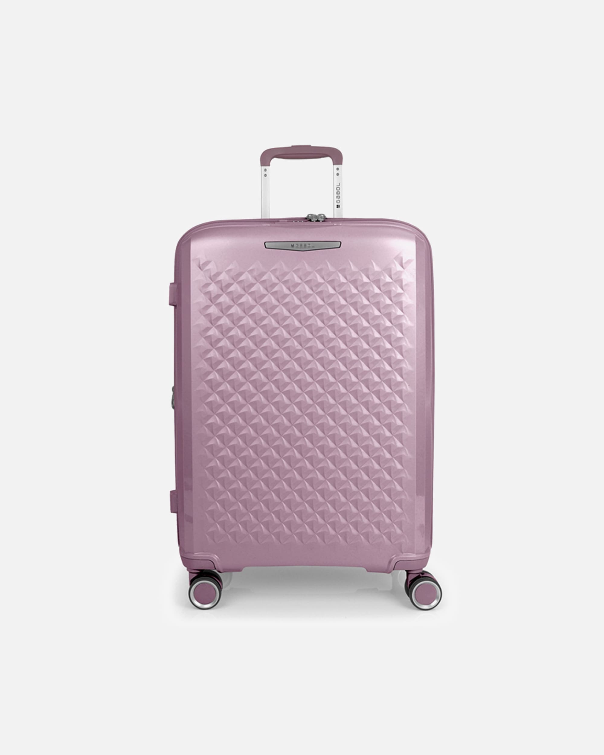 Valise trolley for HommeGabolQueens 4 roulettes Trolley M 64.5 cm avec soufflet d'extensionlila