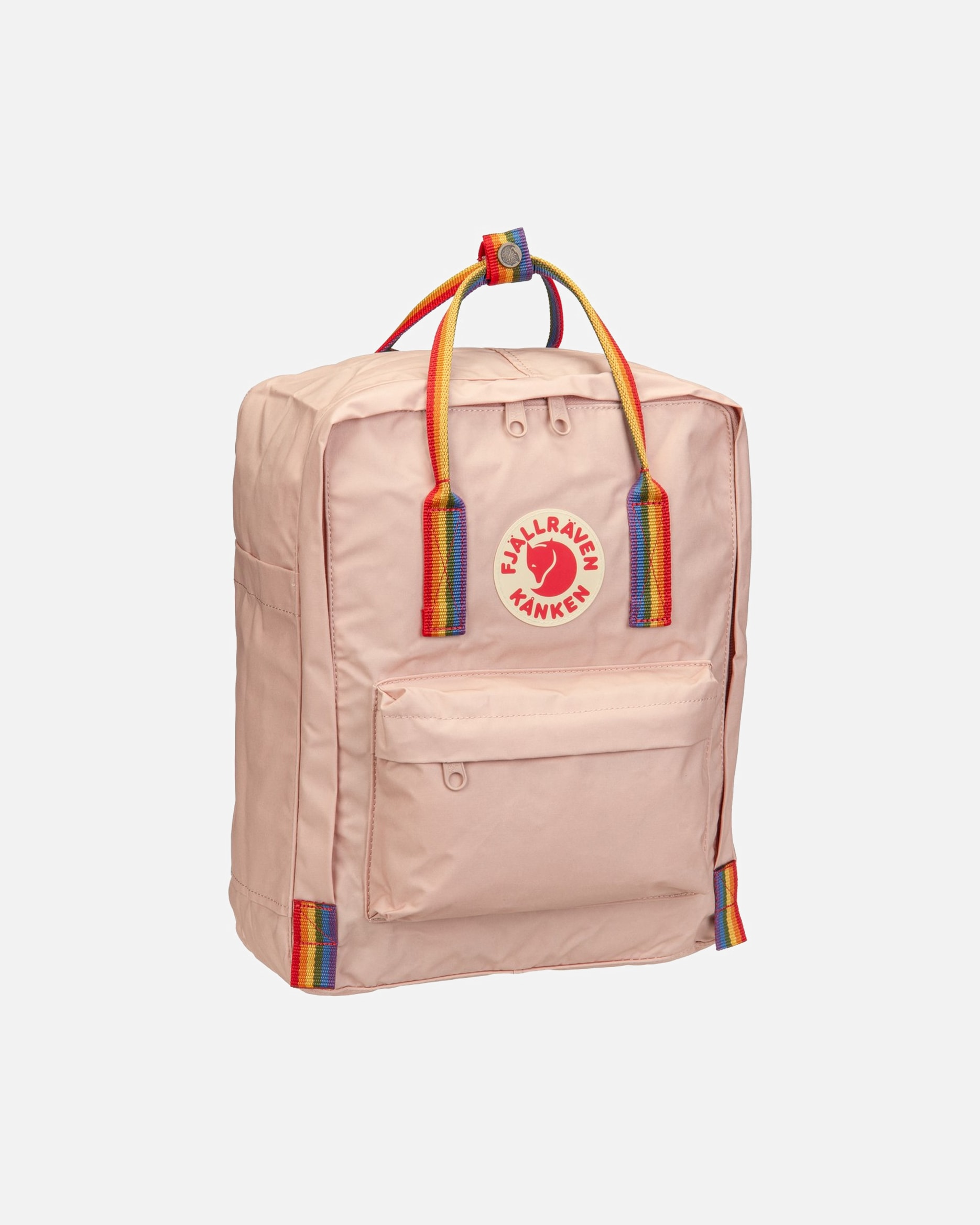 Rucksack für Unisex Fjällräven Kanken Rucksack chalk rose-rainbow