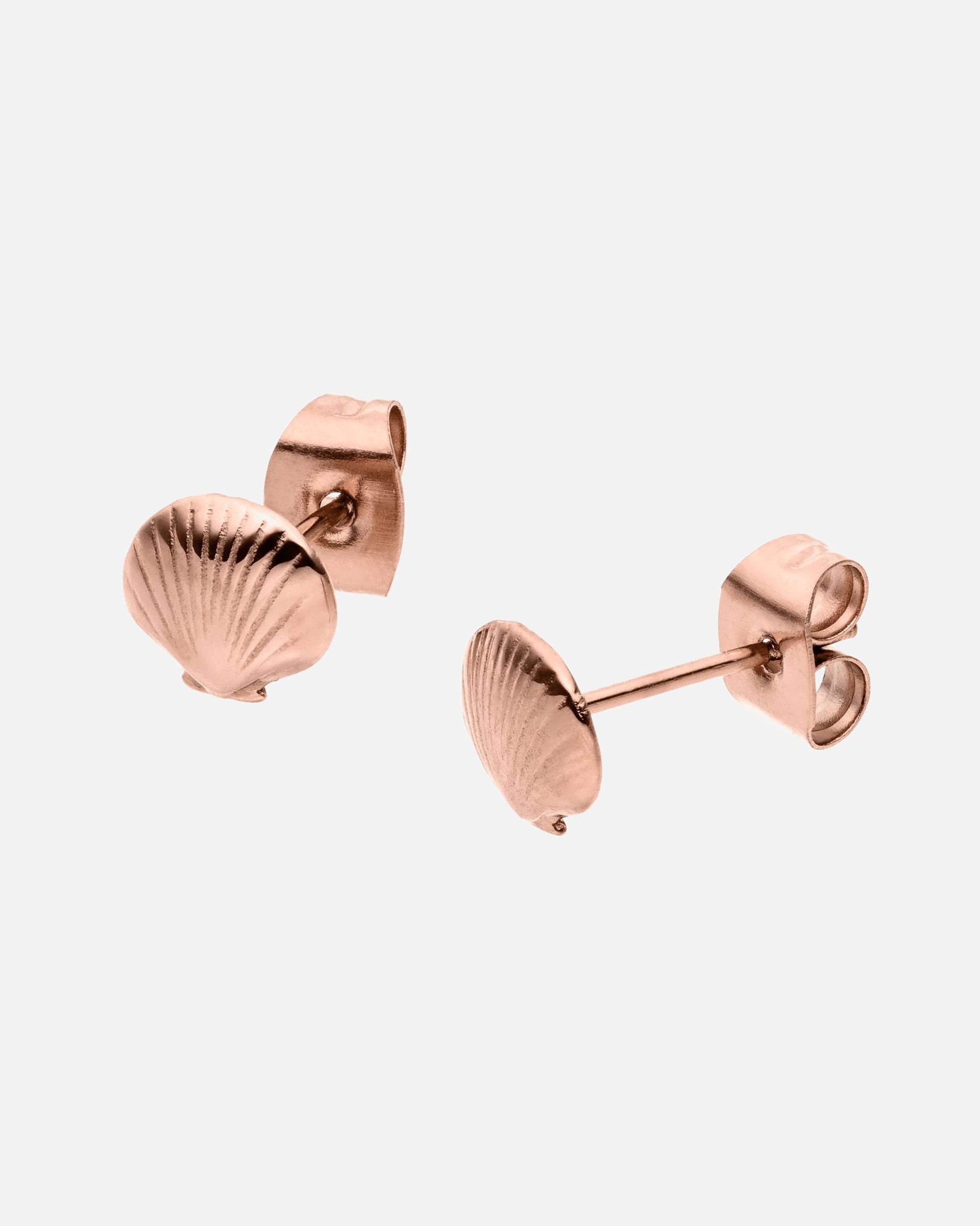 Boucle d'oreilles for UnisexePureleiSeashell Boucles d'oreilles 100% acier inoxydableOr Rose