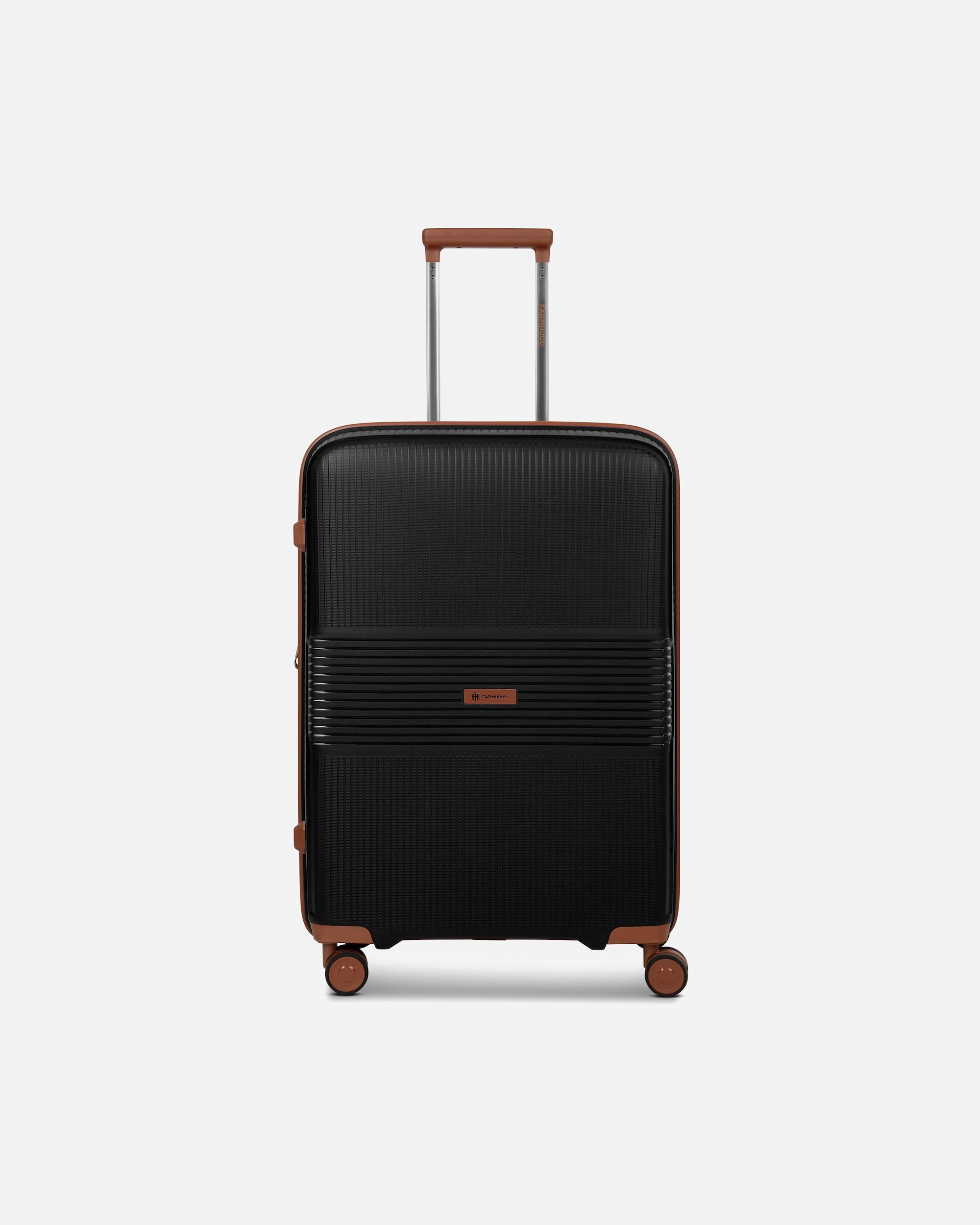Koffer für Männlich Farmhood Eco Edition 02 4 Rollen Trolley 67 cm mit Dehnfalte black