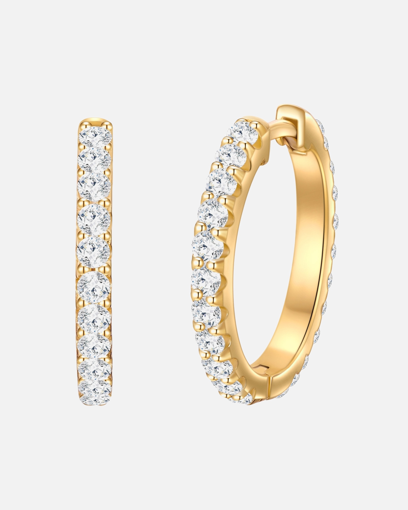 Boucle d'oreilles for FemmeTrilaniBoucles d´oreilles Argent sterling Oxyde de zirconium (CZ) en Or jaune17,1 mm