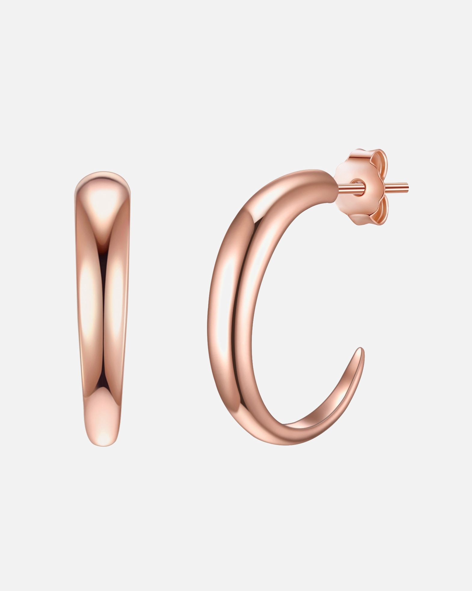 Créoles for FemmeGlanzstücke MünchenCréoles en argent Argent sterling en Or rose16,8 mm