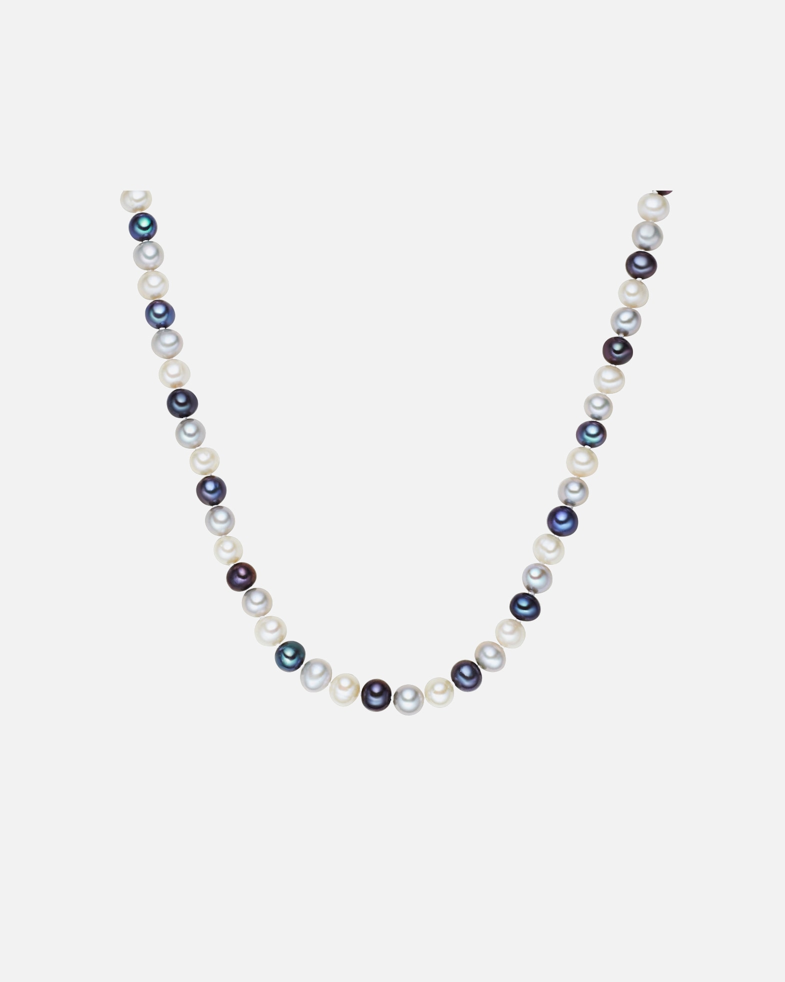 Collier for FemmeChaîne Argent sterling Perle de culture d'eau douce en Argent70 cm + 5 cm