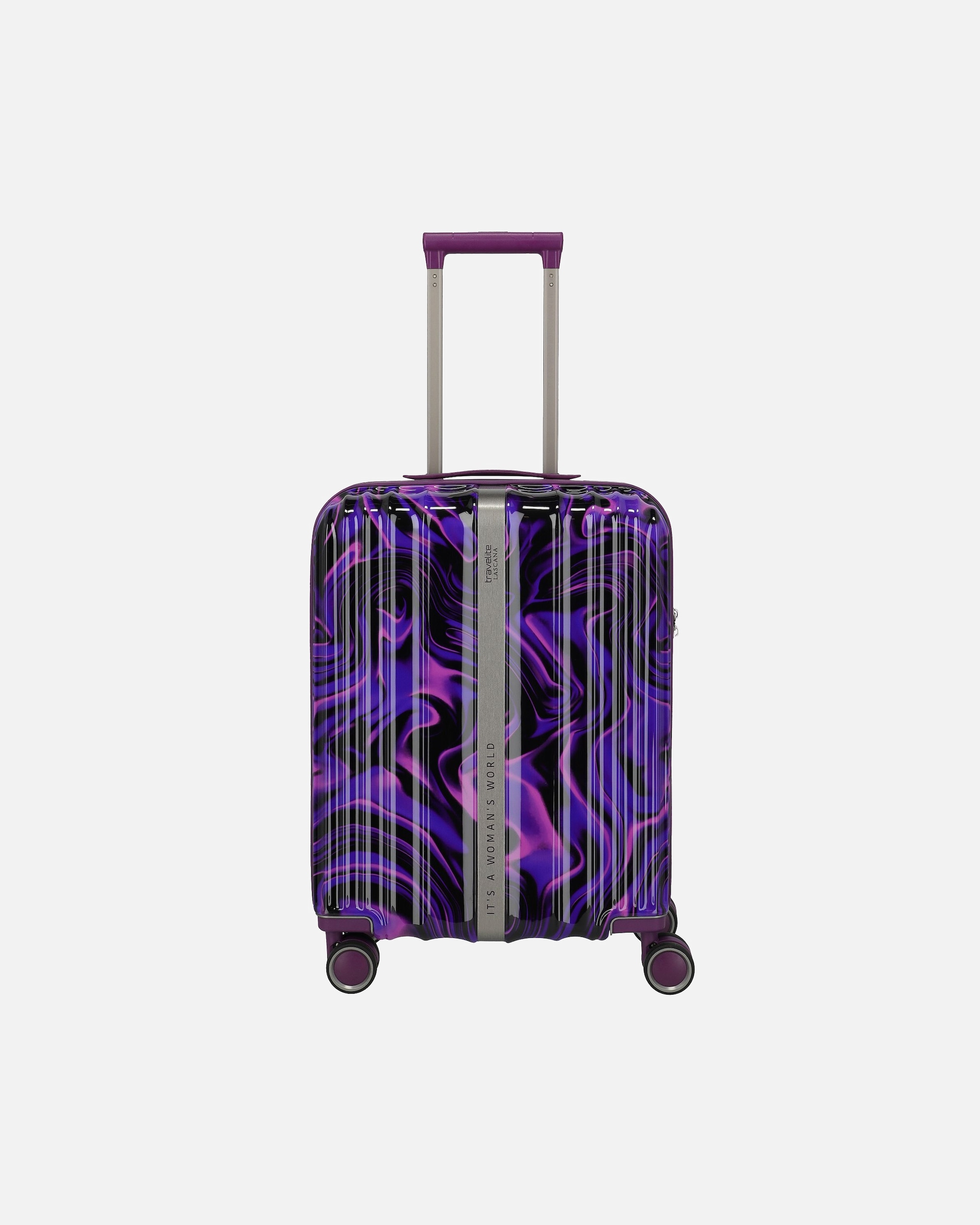 Valise for HommeTraveliteLascana Edition 4 roulettes Trolley de cabine S 50 cmpurple swirl