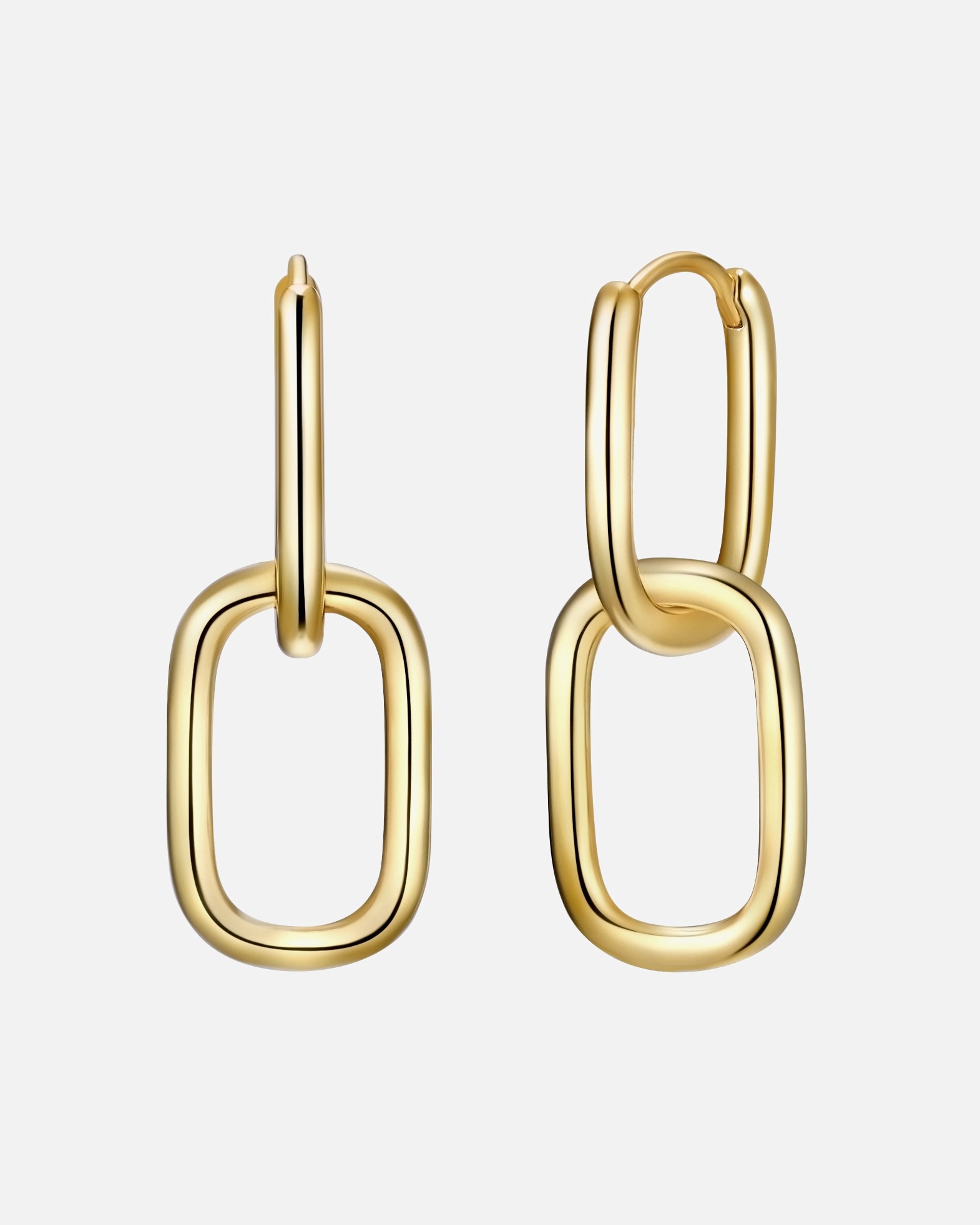 Créoles for FemmeCréoles en argent Argent sterling en Or jaune32,9 mm