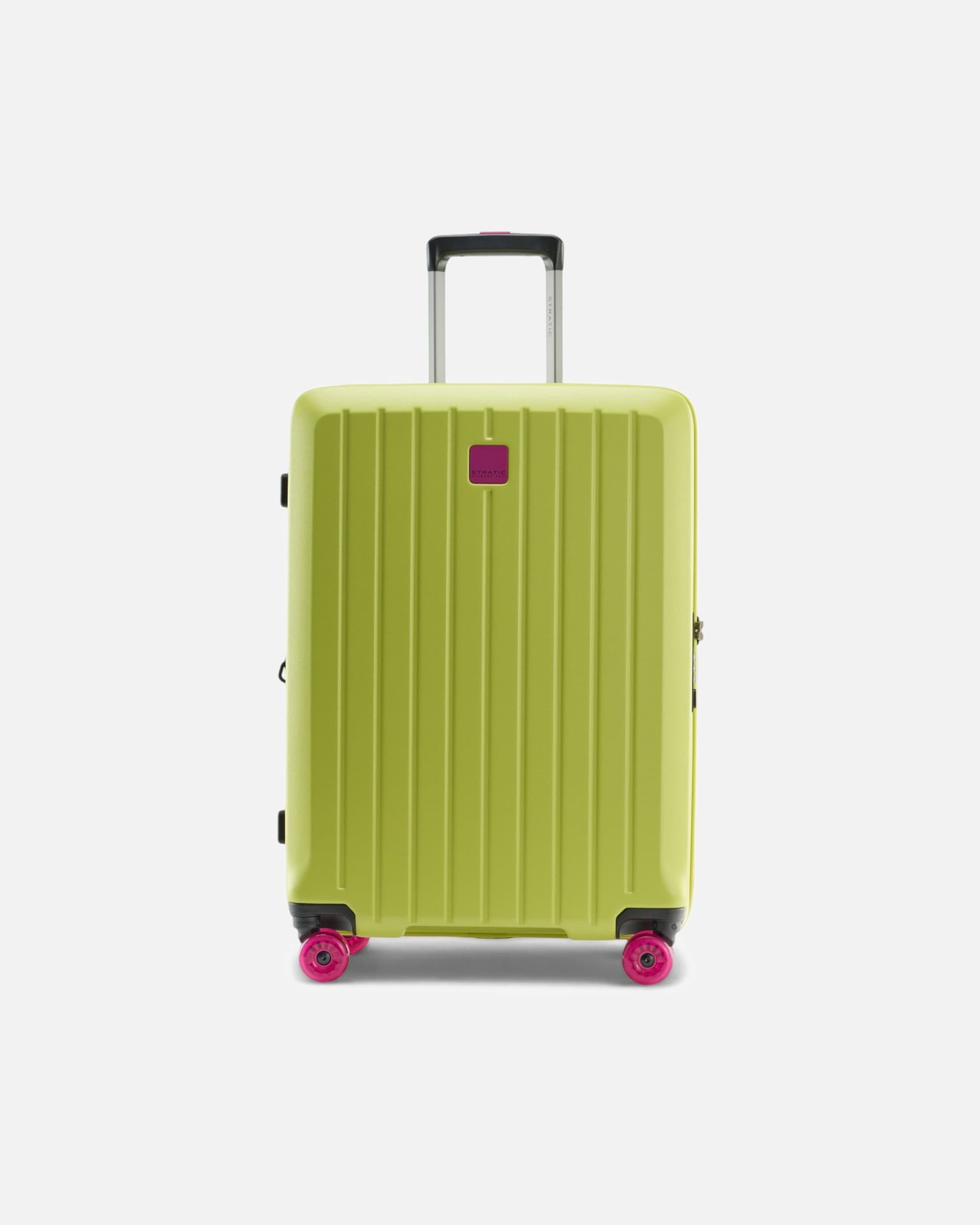 Trolley für Männlich Stratic Buzz 4 Rollen Trolley M 65 cm mit Dehnfalte lime-green