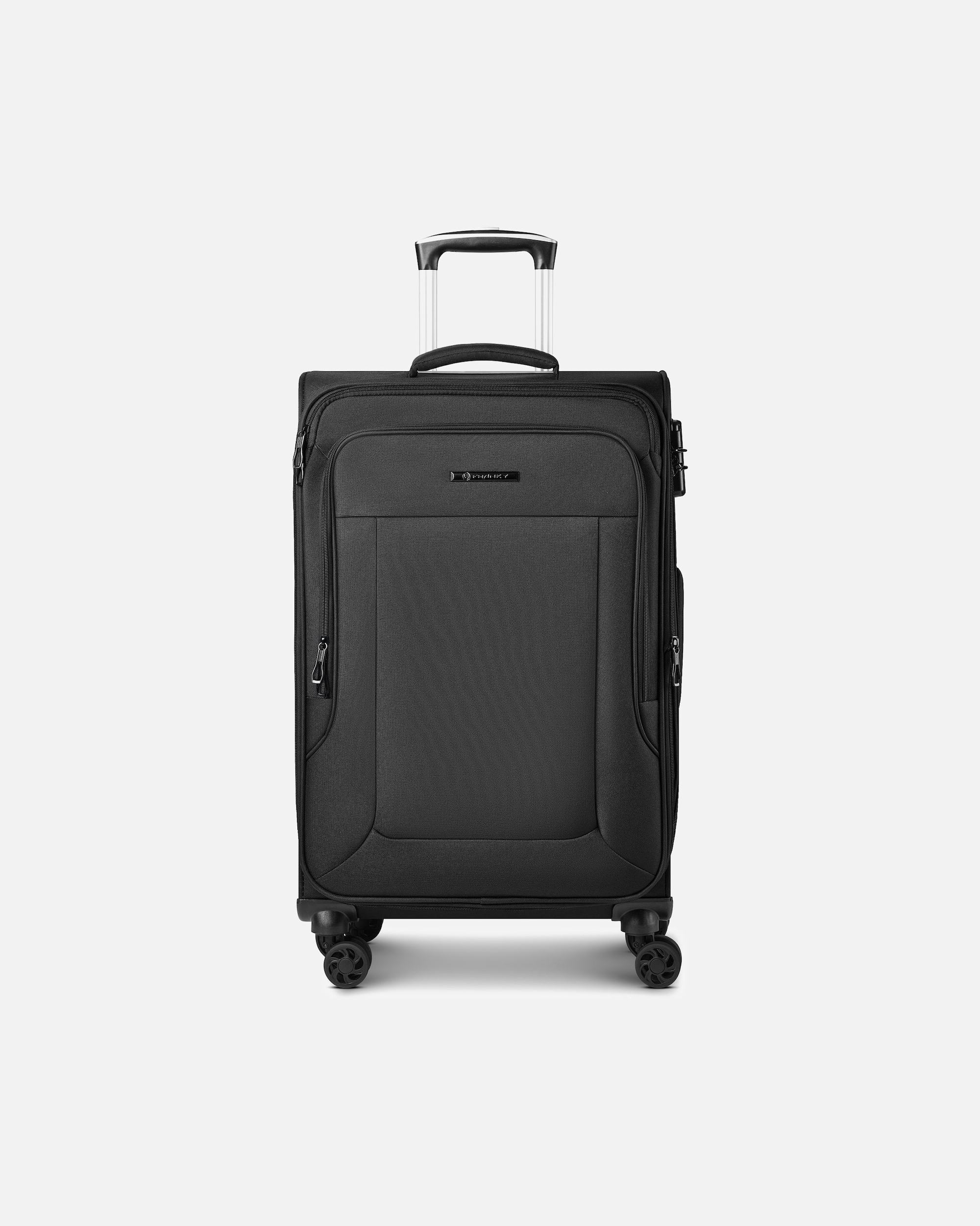 Trolley für Männlich Franky Melbourne 3.0 4-Rollen Trolley 69 cm mit Dehnfalte black