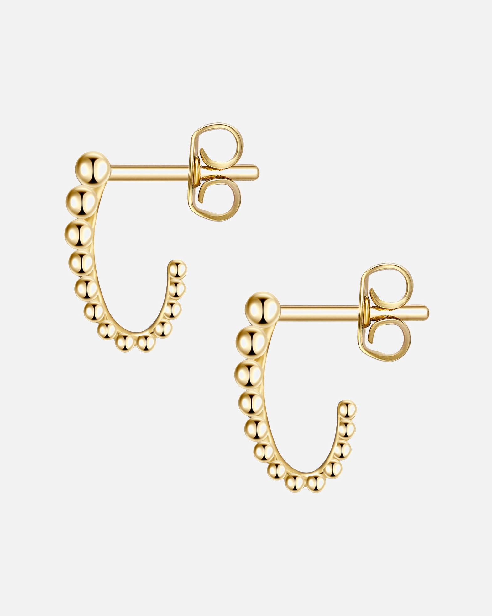 Boucle d'oreilles for FemmeGlanzstücke MünchenCréoles en argent Argent sterling en Or jaune12,0 mm