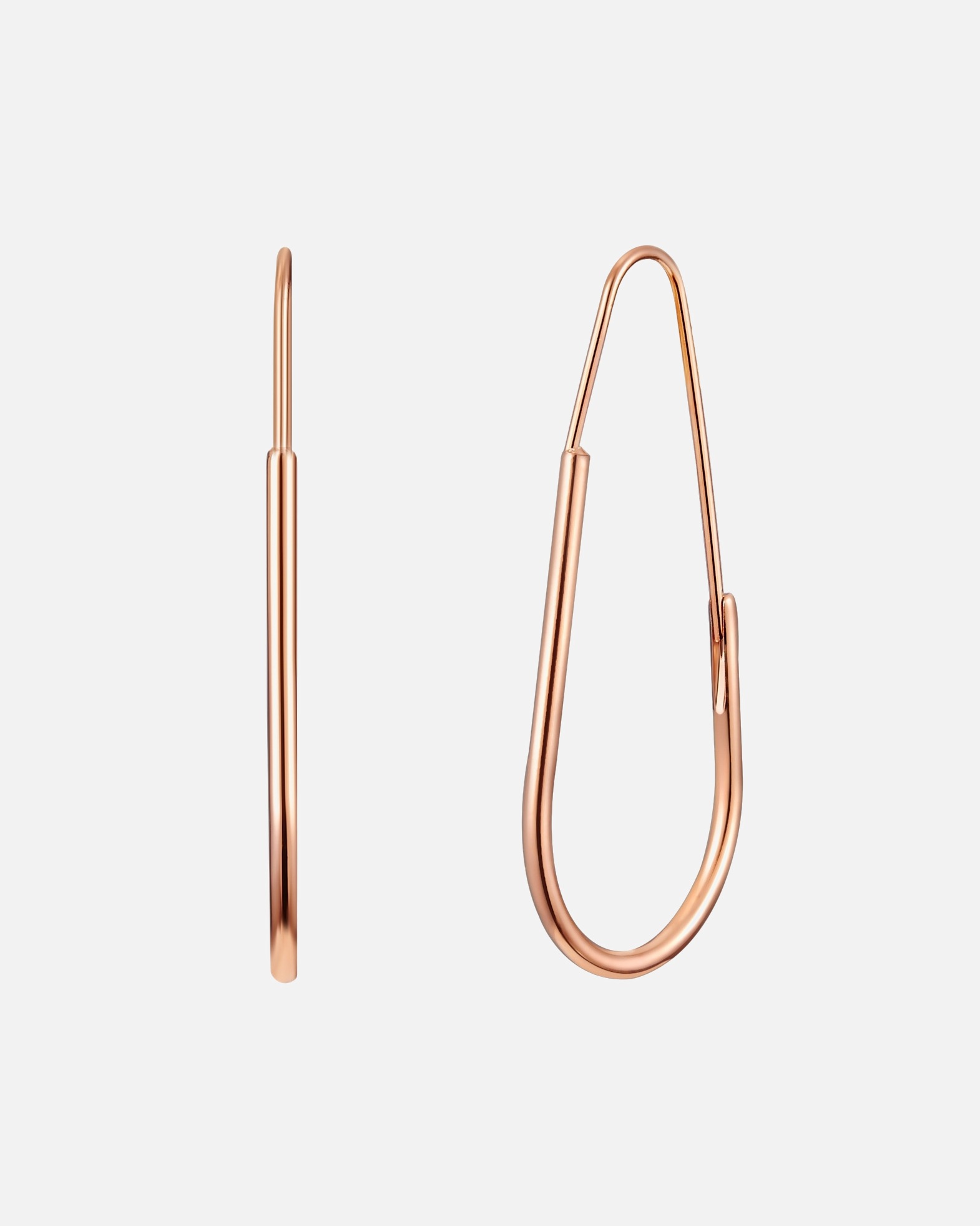 Créoles for FemmeCréoles tendance Métal en Or rose41,8 mm