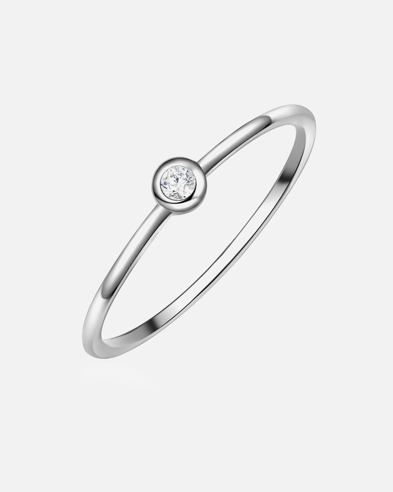 Bague for FemmeGlanzstücke MünchenBague en argent Argent sterling Oxyde de zirconium (CZ) en Argent50