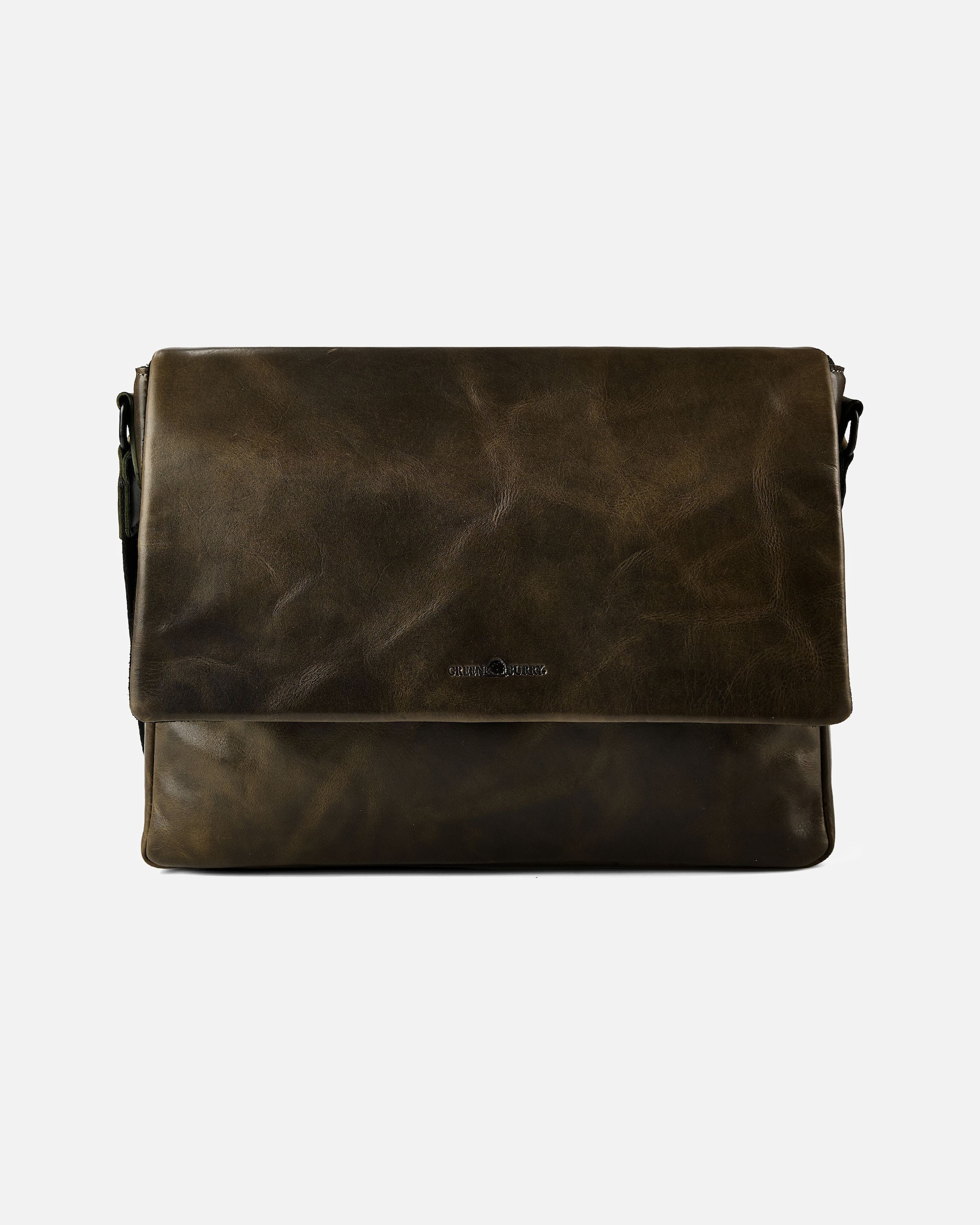 Umhängetasche für Unisex Greenburry Newport Messenger british green
