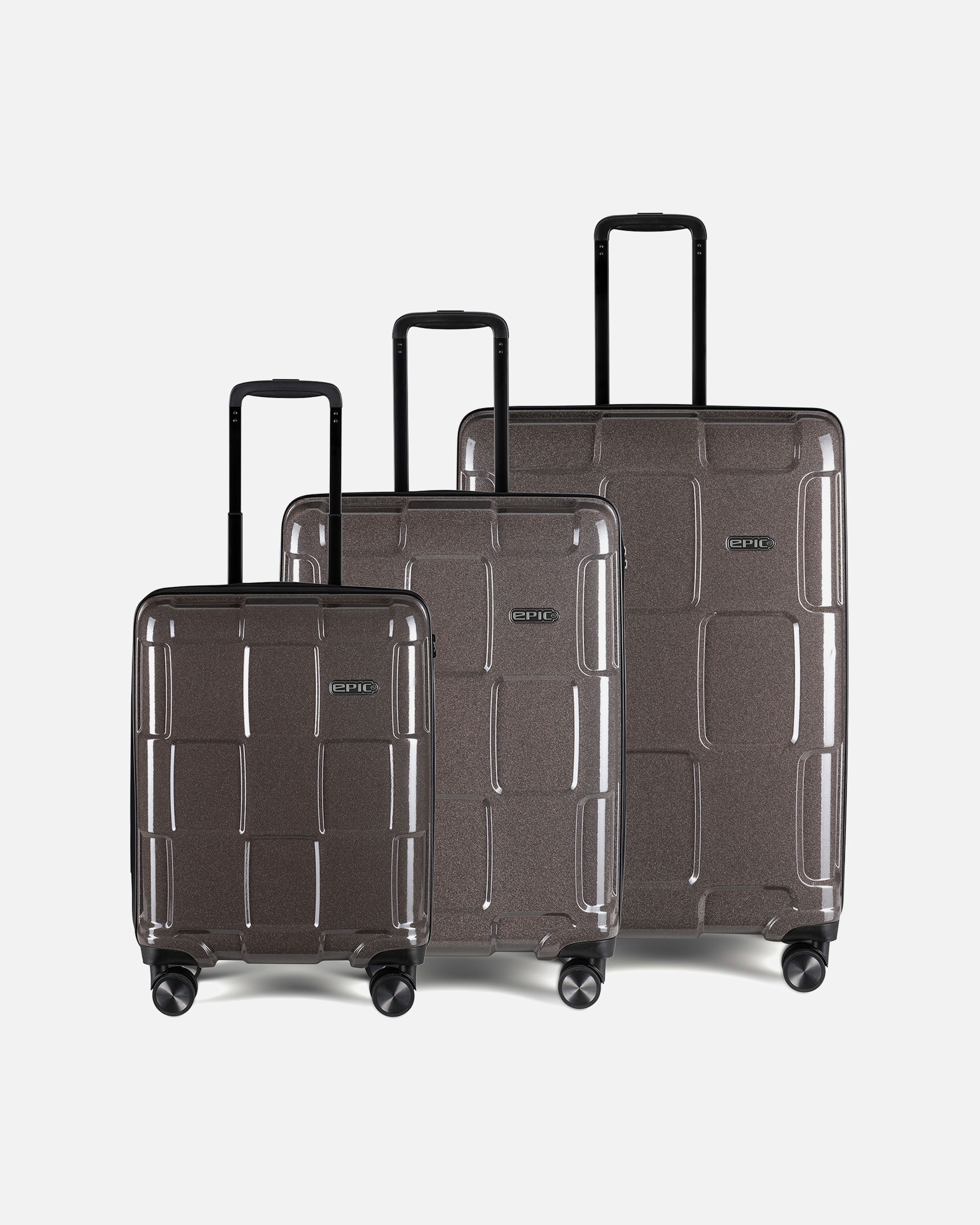 Koffer für Männlich Epic Crate Reflex 4-Rollen Kofferset 3tlg. charcoalblack