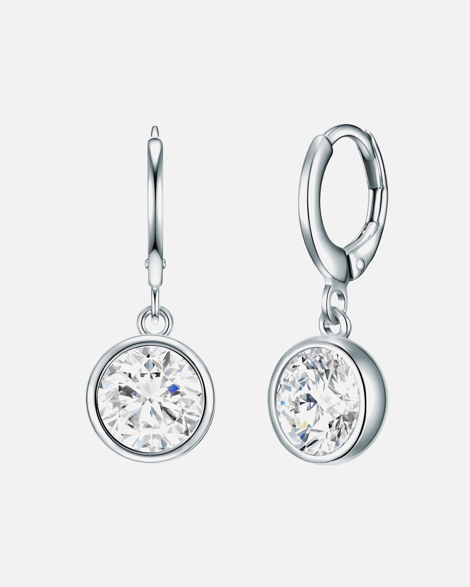 Créoles for FemmeRafaela DonataCréoles en argent Argent sterling Oxyde de zirconium (CZ) en Argent24,0 mm