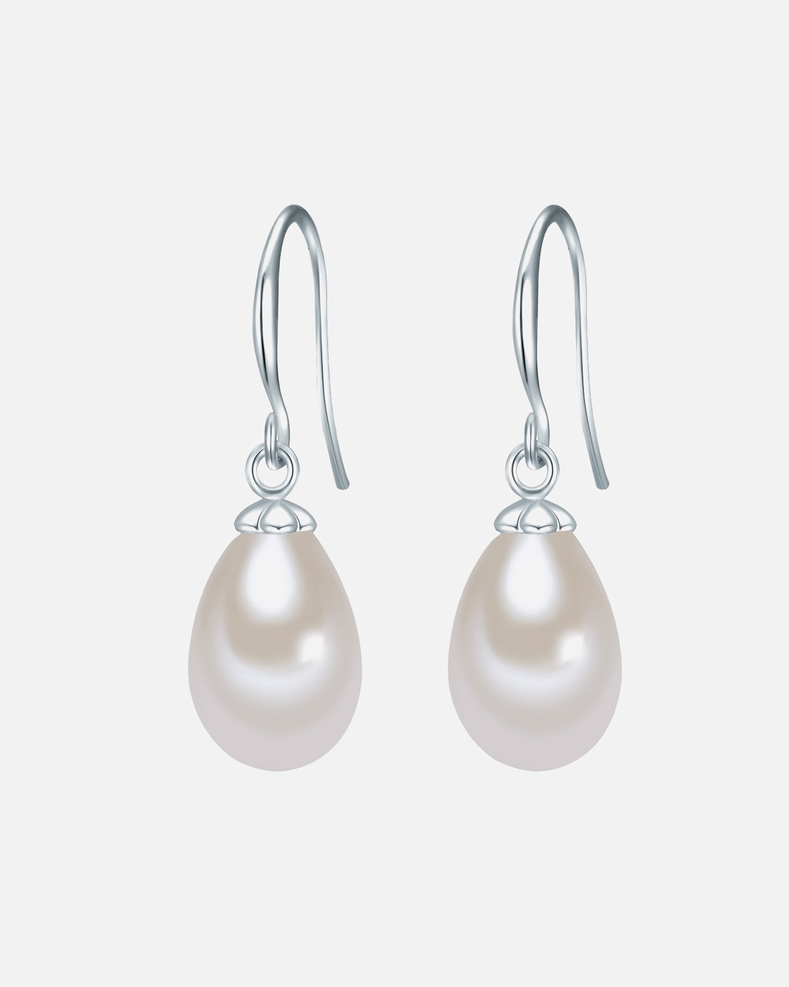 Boucle d'oreilles for FemmeBoucles d'oreille en perle Métal Perles organiques en Argent31,3 mm