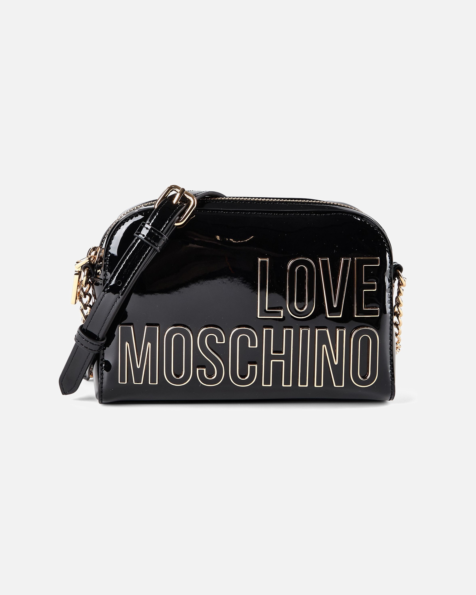 Sac for FemmeLove MoschinoEnameled Logo Sac bandoulièreblack