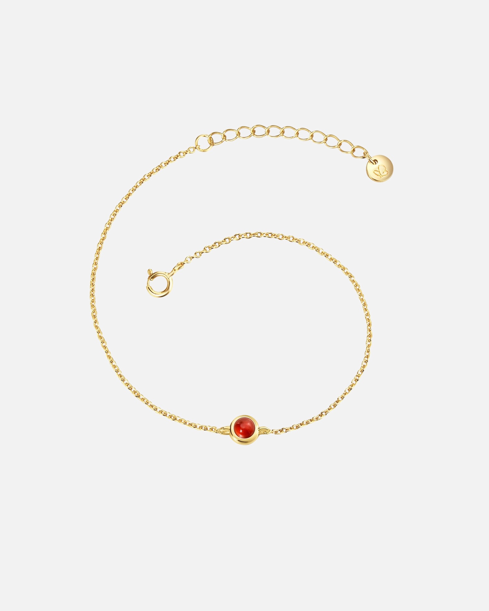 Bracelet for FemmeBracelet en Argent sterling en Or jaune17,0 cm Basislänge + 3,0 cm Verlängerung