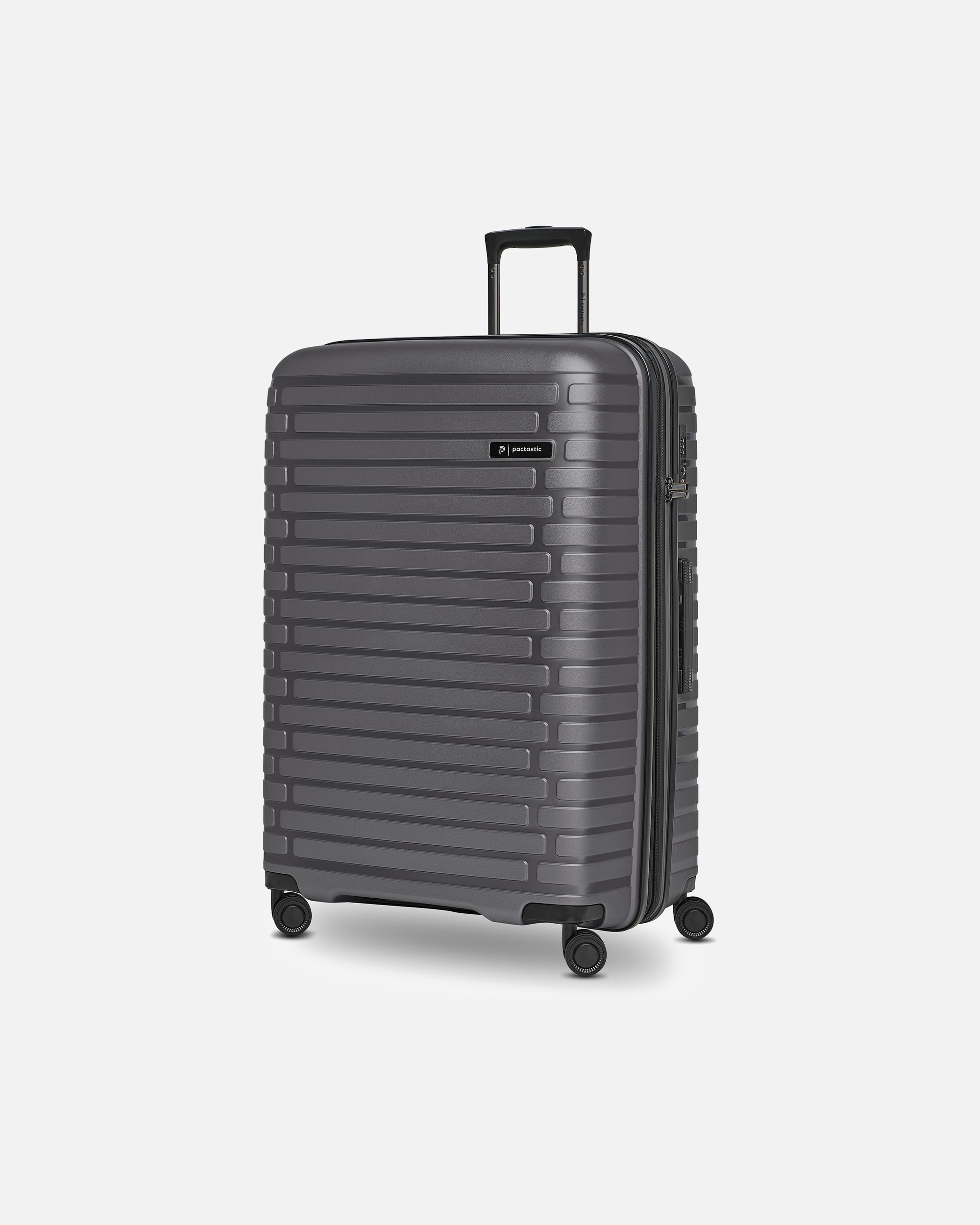 Valise trolley for HommePactasticCollection 04 THE LARGE + 4 roues Valise cabine L 75 cm '"avec soufflet d''extension"'anthracite-metallic