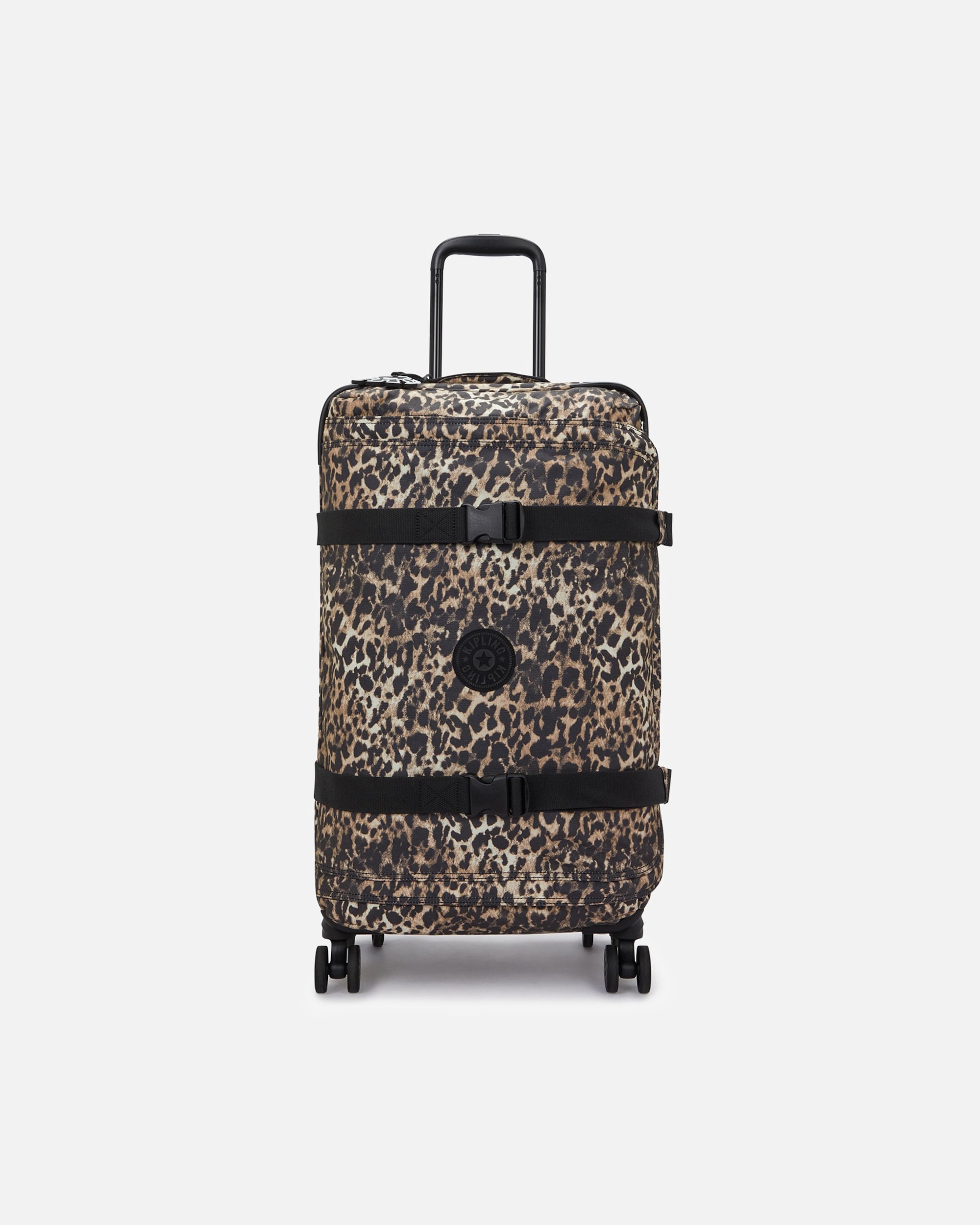 Valise trolley for HommeKiplingBasic Prt Spontaneous 4 roulettes Trolley M 66 cmwild leopard