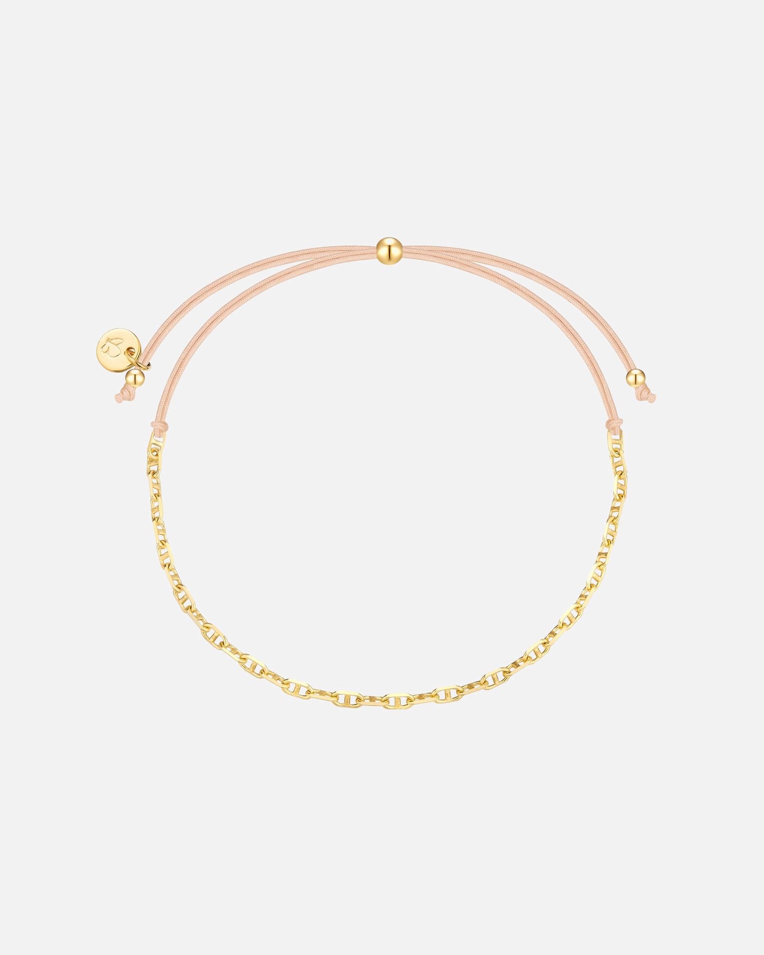 Bracelet for FemmeBracelet en argent sterling en or jaune15,0 - 22,0 cm, flexibel einstellbar