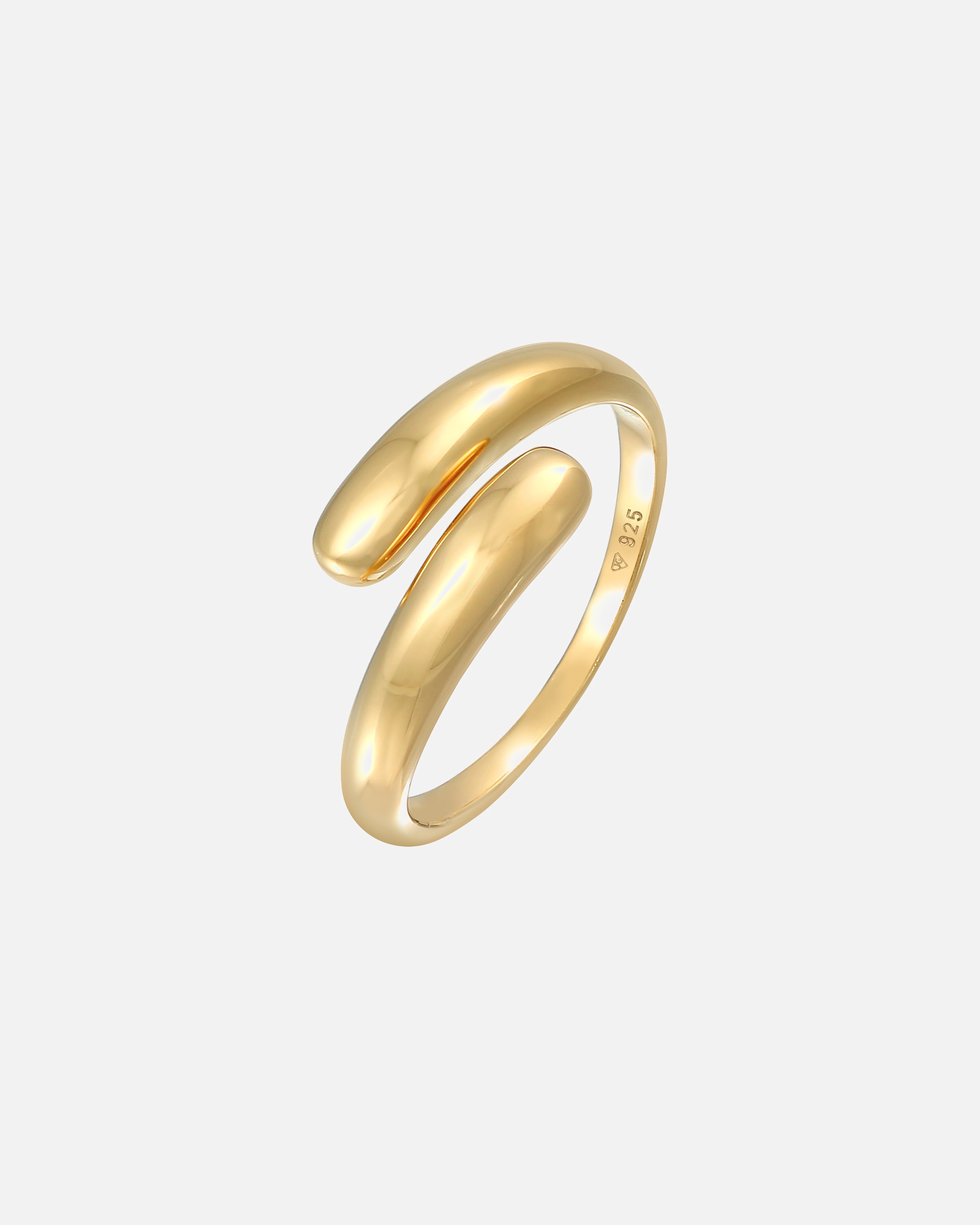 Ring für Weiblich Elli Wickelring Zart Basic 925 Sterling Silber 54
