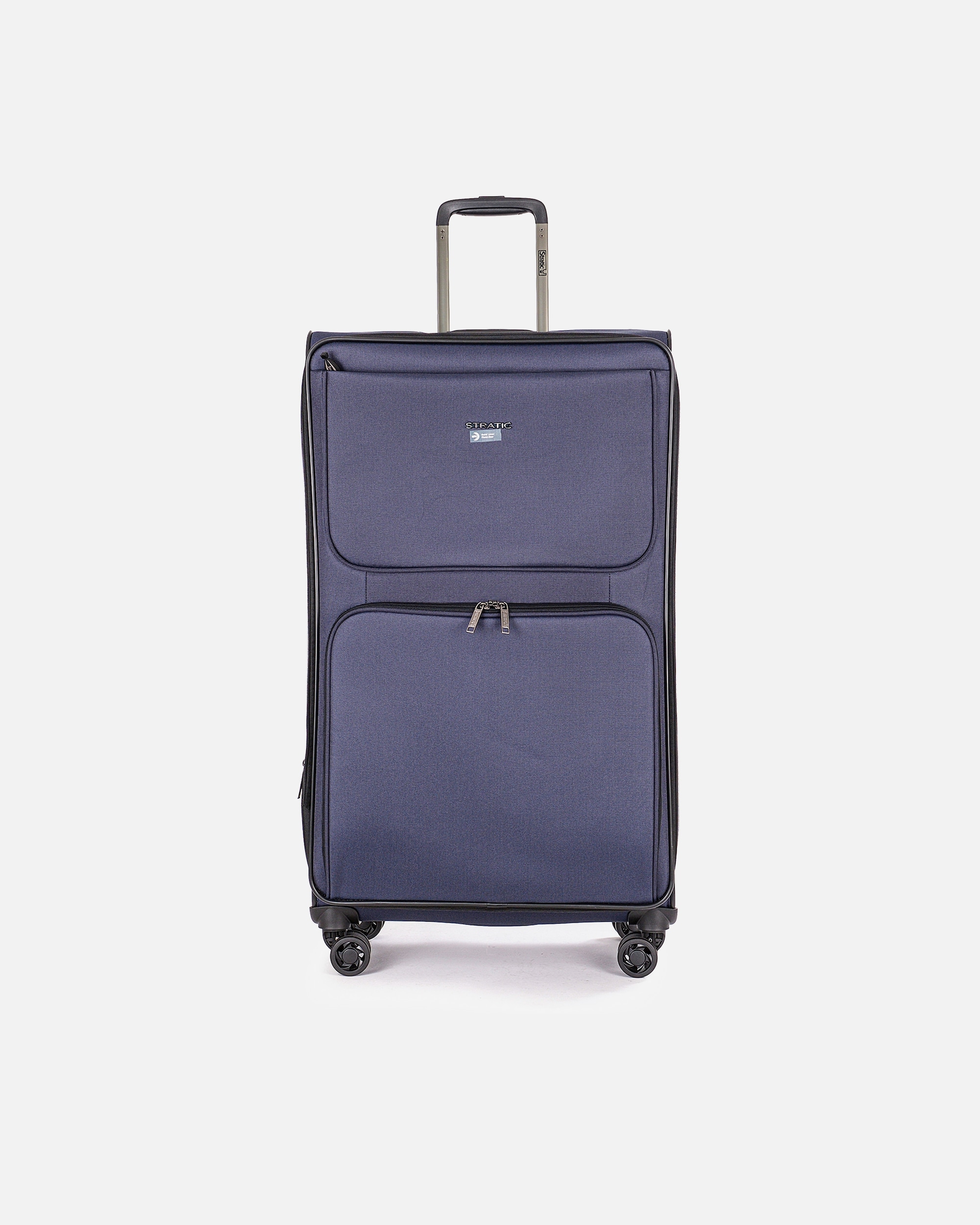 Trolley für Männlich Stratic Bendigo Light Plus 4-Rollen Trolley 84 cm Laptopfach navy