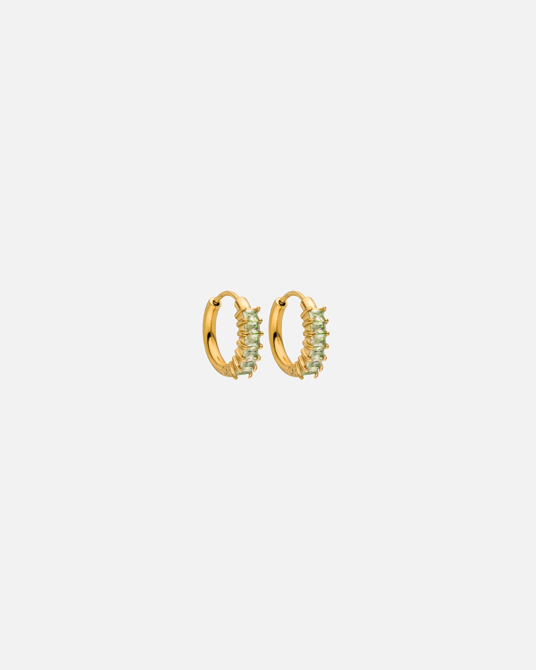 Boucle d'oreilles for UnisexePureleiGreen Love Boucles d'oreilles 100% acier inoxydableOr