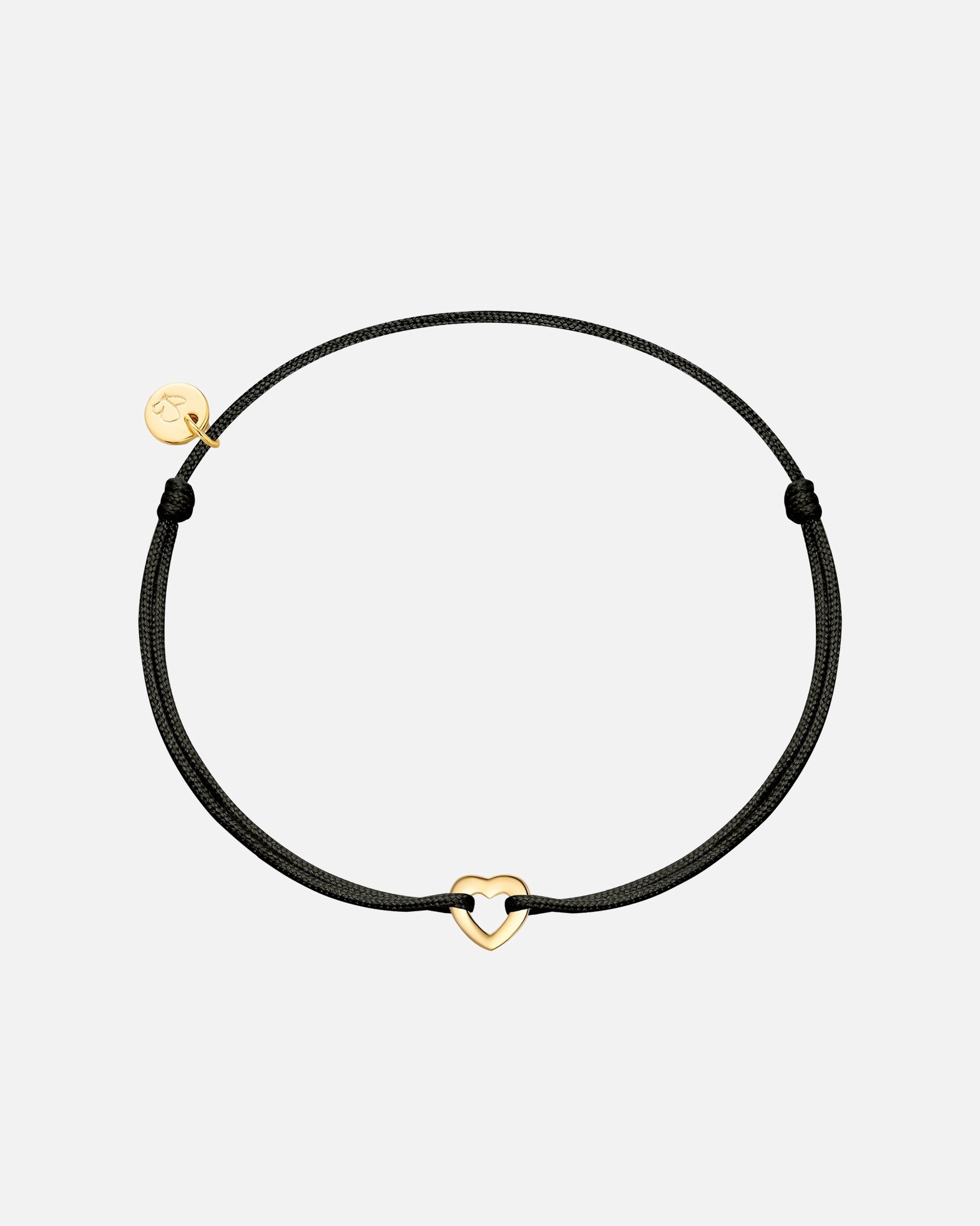 Bracelet for FemmeBracelet Cœur en Argent Sterling en or jaune15,0 - 22,0 cm, flexibel einstellbar