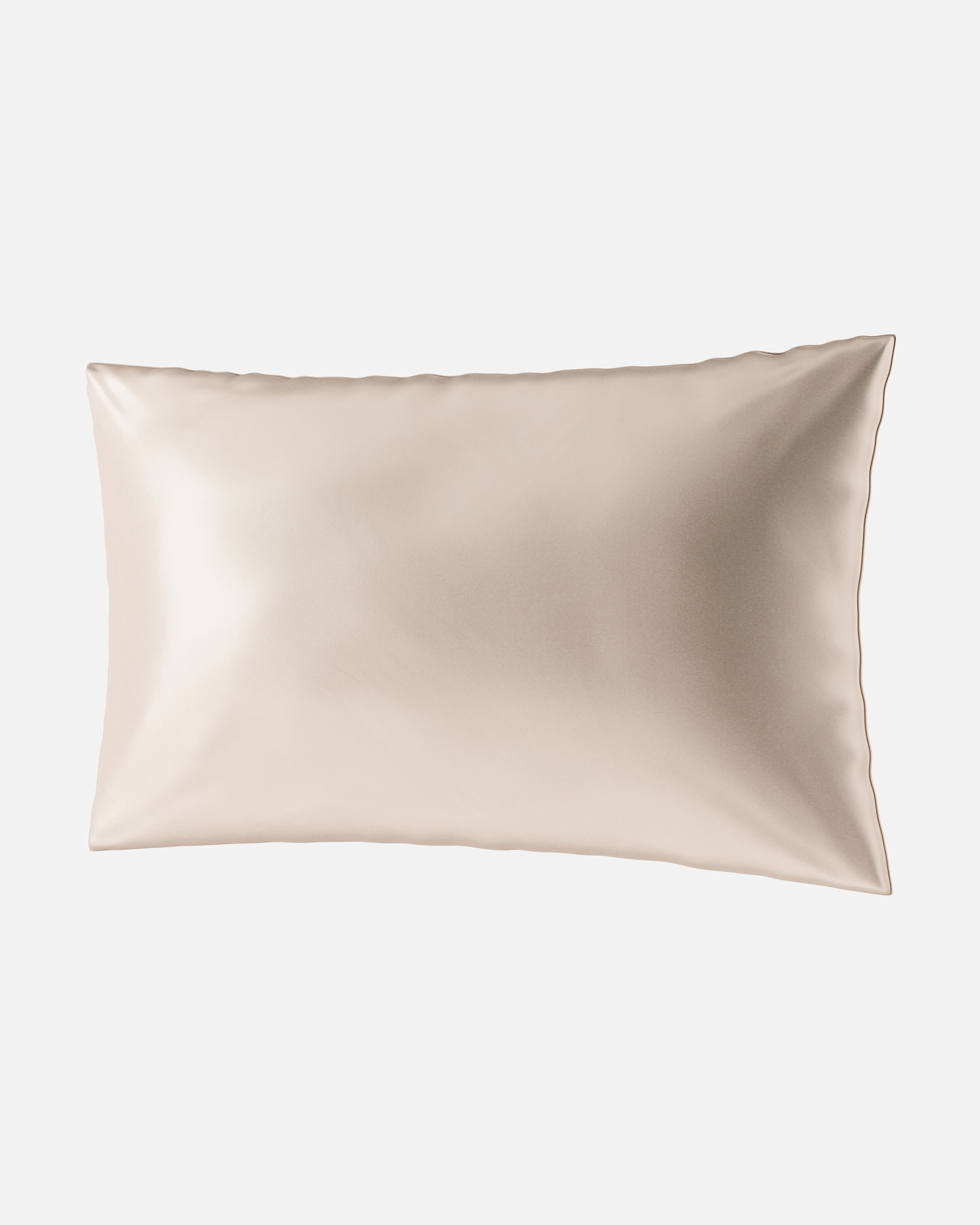 Kissen für Weiblich Ailoria BEAUTY SLEEP (100X65) Kopfkissenbezug aus Seide beige