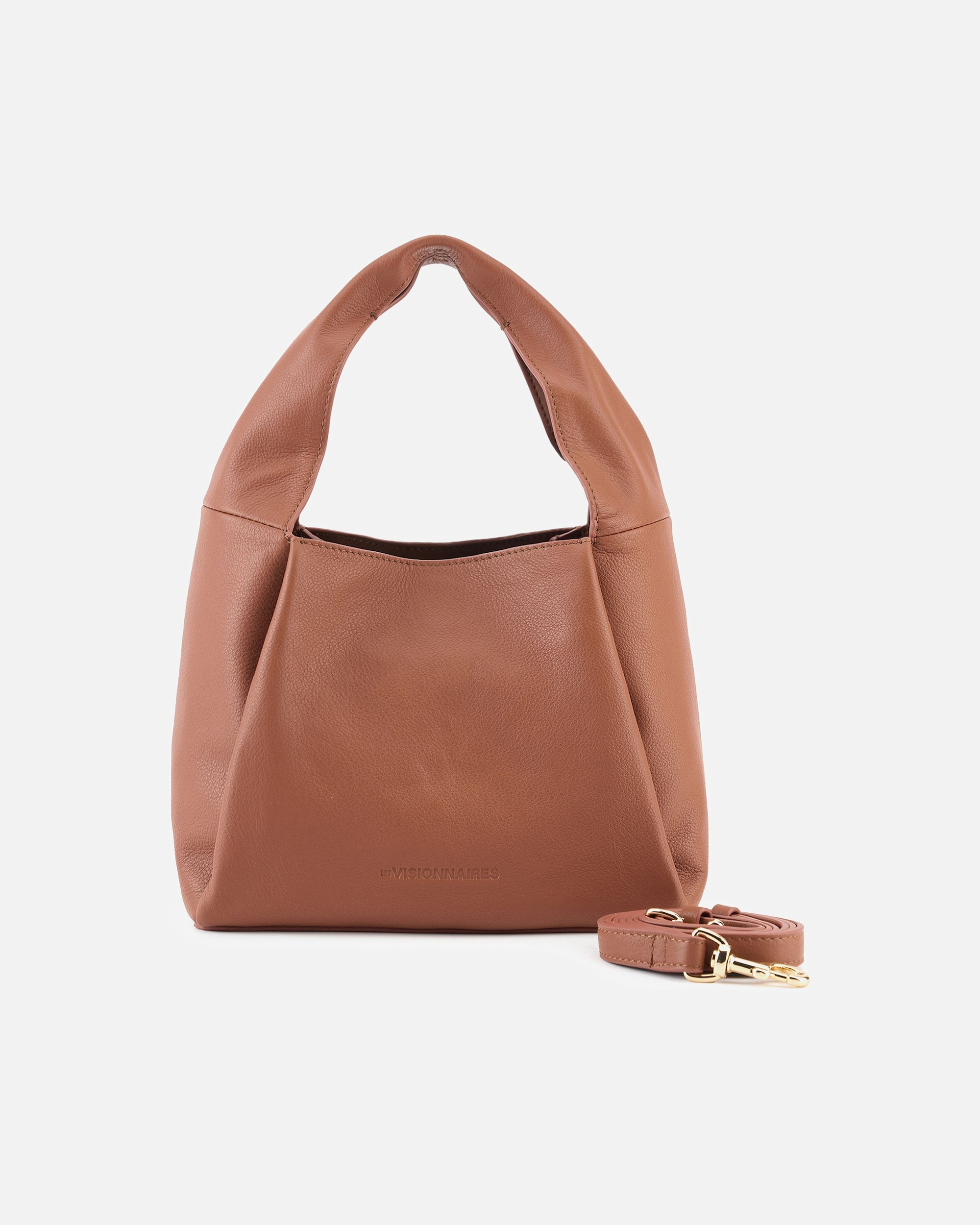 Sac for FemmeLES VISIONNAIRESDefault Brand LineCoralie Sac à main porté épauleChestnut
